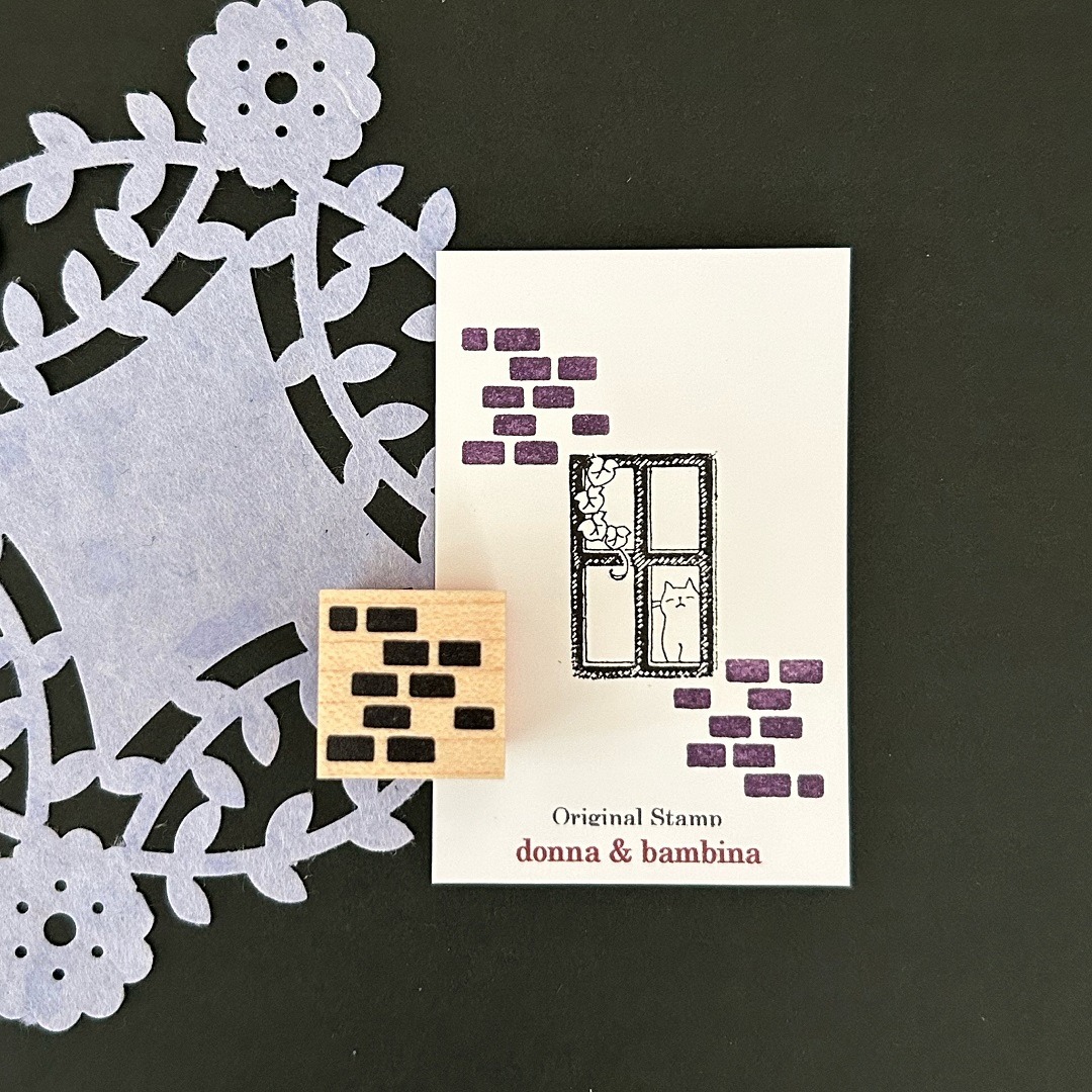"Brick" - donna&bambina - Japanischer Stempel