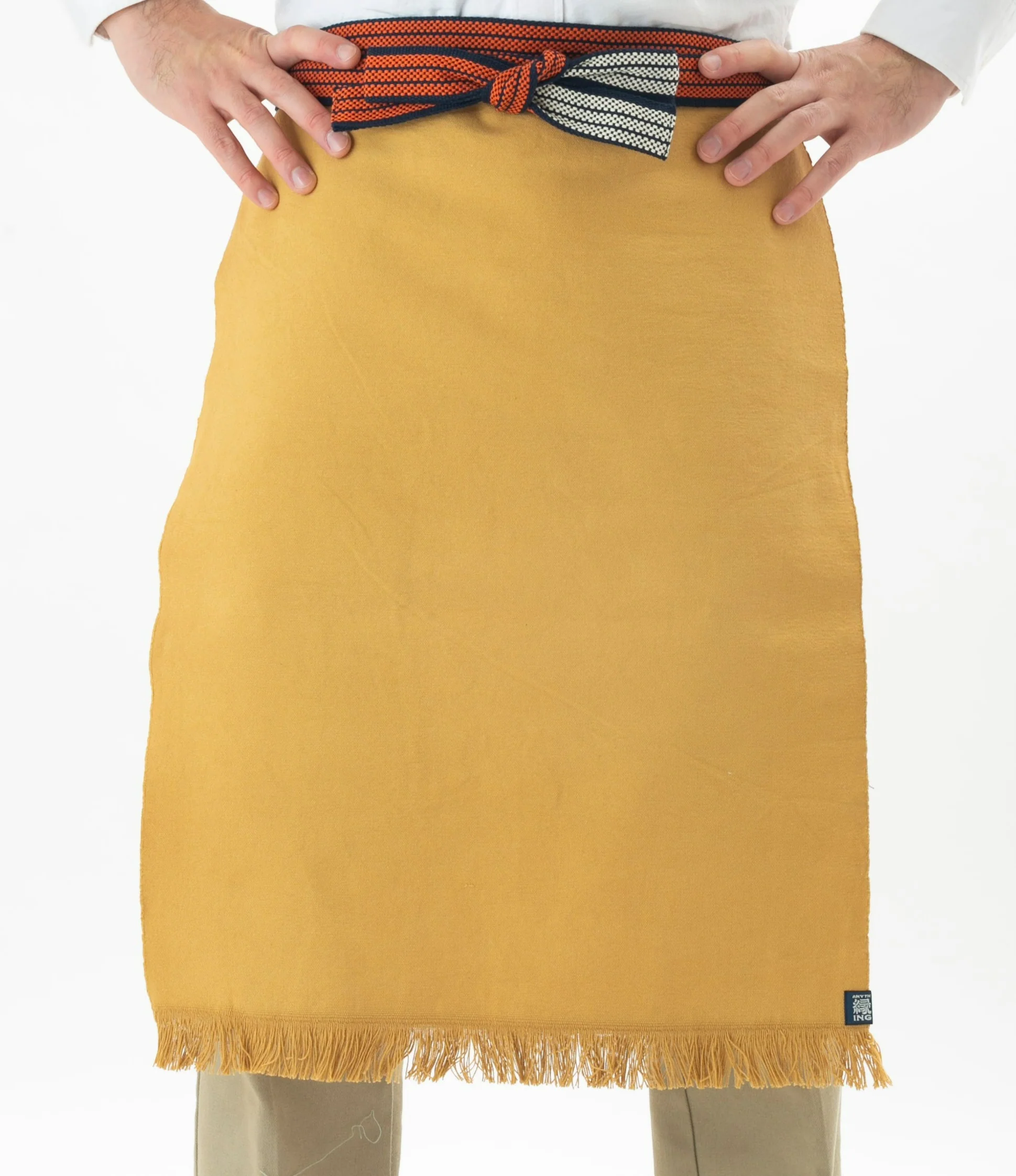 Color Selection "Mustard" - Traditionell japanische MAEKAKE Schürze - by Anything Co.