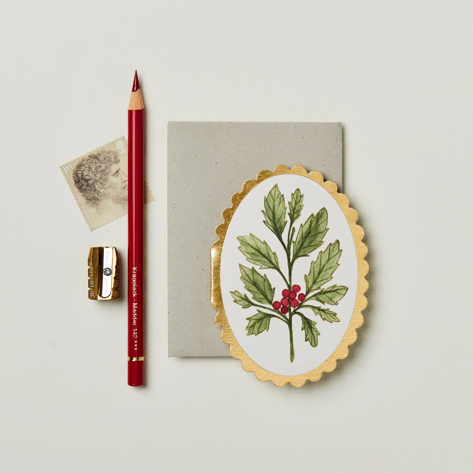 Holly - Mini Grußkarte von Wanderlust Paper Co.