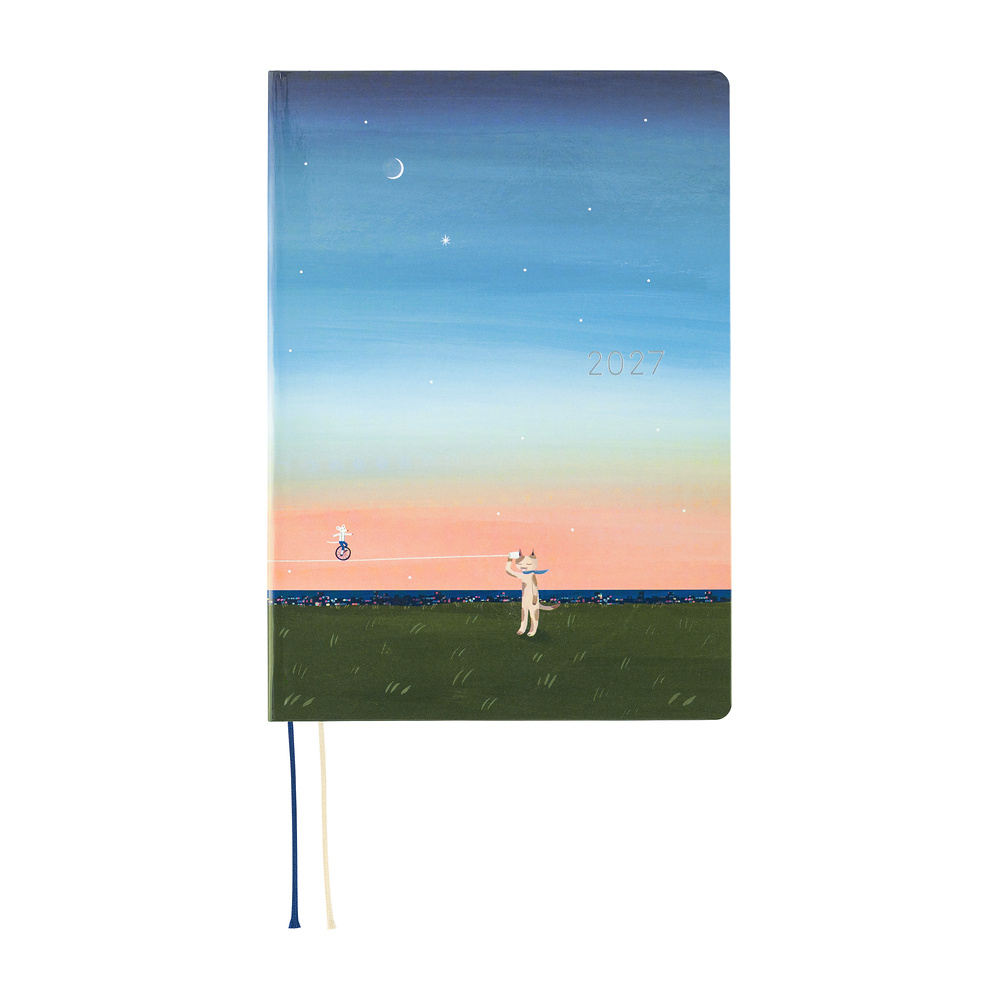 HON A5 2027 englisch – Hiroko Kubota: String Telephone Until the Moon is Full | Hobonichi