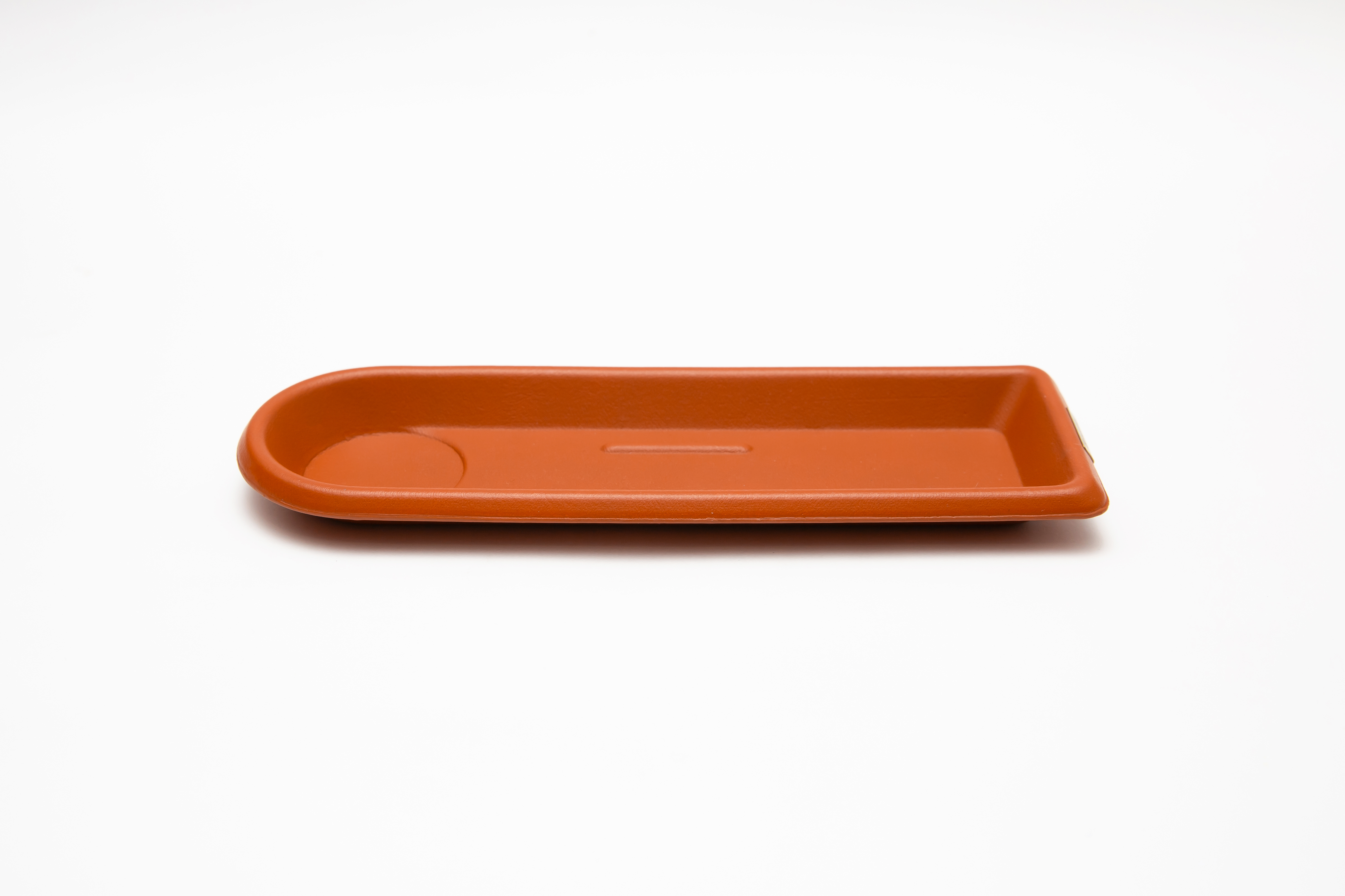 Classic Reflect - Eco Leather Tray - Brick Red - S - YSTUDIO