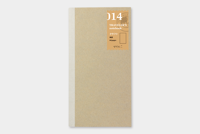 014 - Kraftpapier Notizheft - TRAVELER'S Notebook Refill von TRAVELER'S COMPANY JAPAN aus der Kategorie Einlagen und Zubehör für Größe "Regular" mit der Artikelnummer 14365006