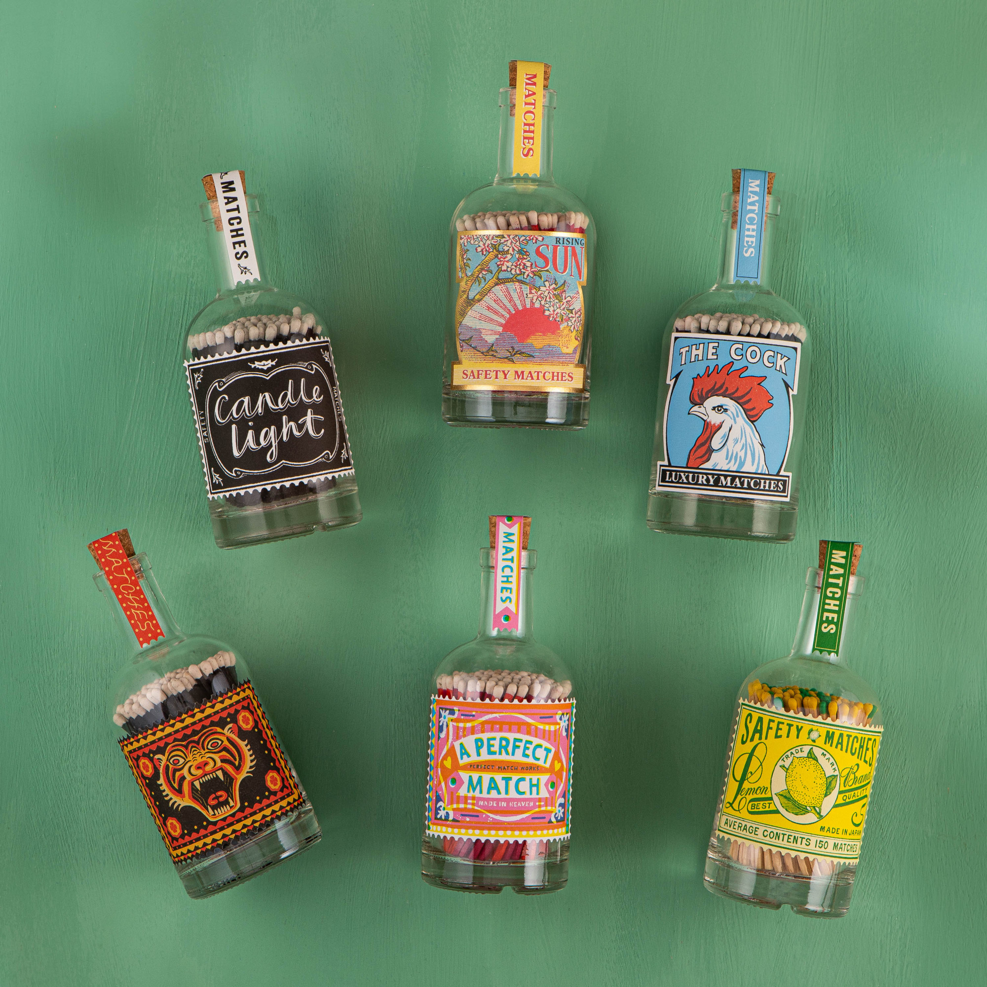 Match Bottles - Streichhölzer im Glas Match Bottles - Streichhölzer im Glas