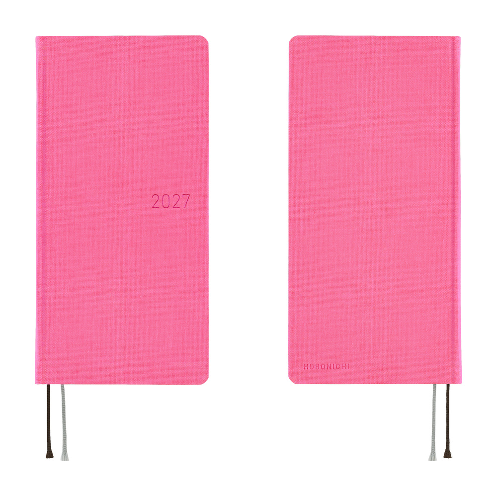 Weeks 2027 englisch – Colors: Pink Sapphire | Hobonichi
