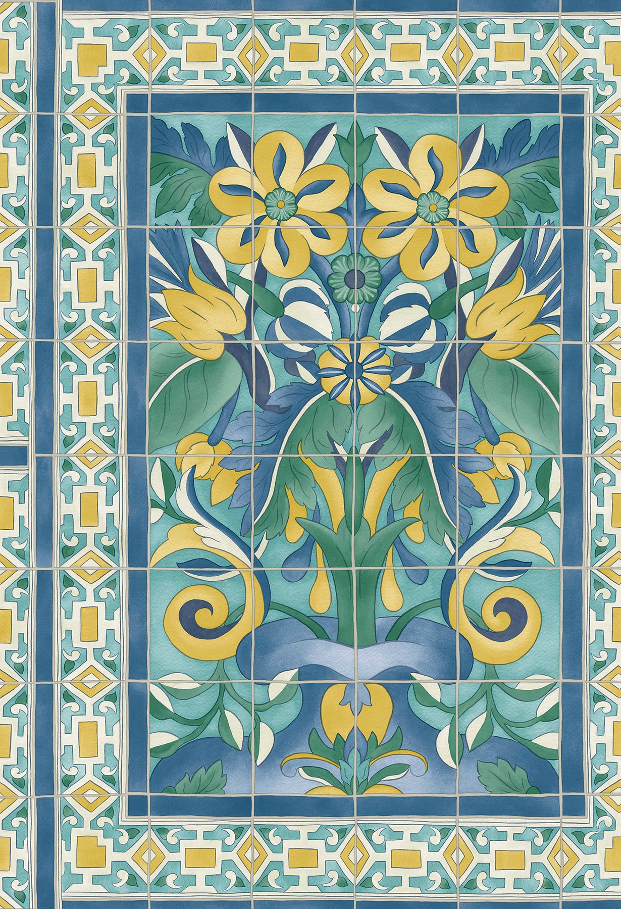 Triana Tapete - 117/5013 - Cole&Son - Seville von Cole&Son aus der Kategorie Seville mit der Artikelnummer 117-5013