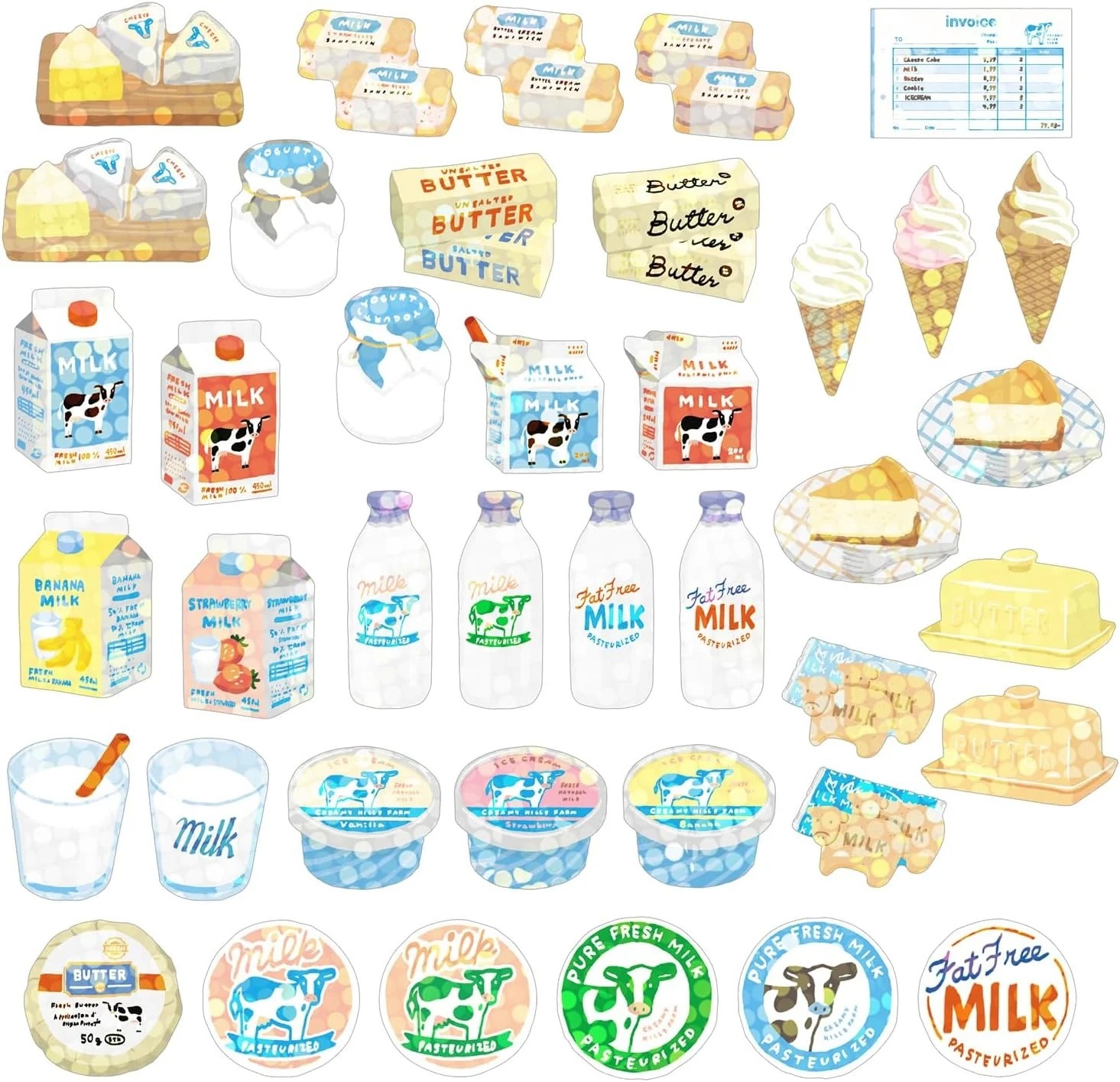 Hako Sticker Box "Dairy Farm" - Sticker von Greeting Life
