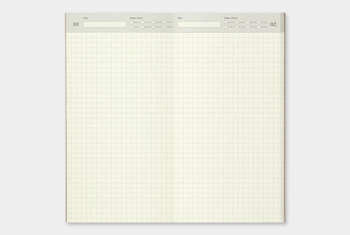 005 - freier Kalender oder Tagebuch (täglich) - TRAVELER'S Notebook Refill-14255006-TRAVELER'S COMPANY JAPAN-Einlagen und Zubehör für Größe "Regular" 005 - freier Kalender oder Tagebuch (täglich) - TRAVELER'S Notebook Refill von TRAVELER'S COMPANY JAPAN aus der Kategorie Einlagen und Zubehör für Größe "Regular" mit der Artikelnummer 14255006