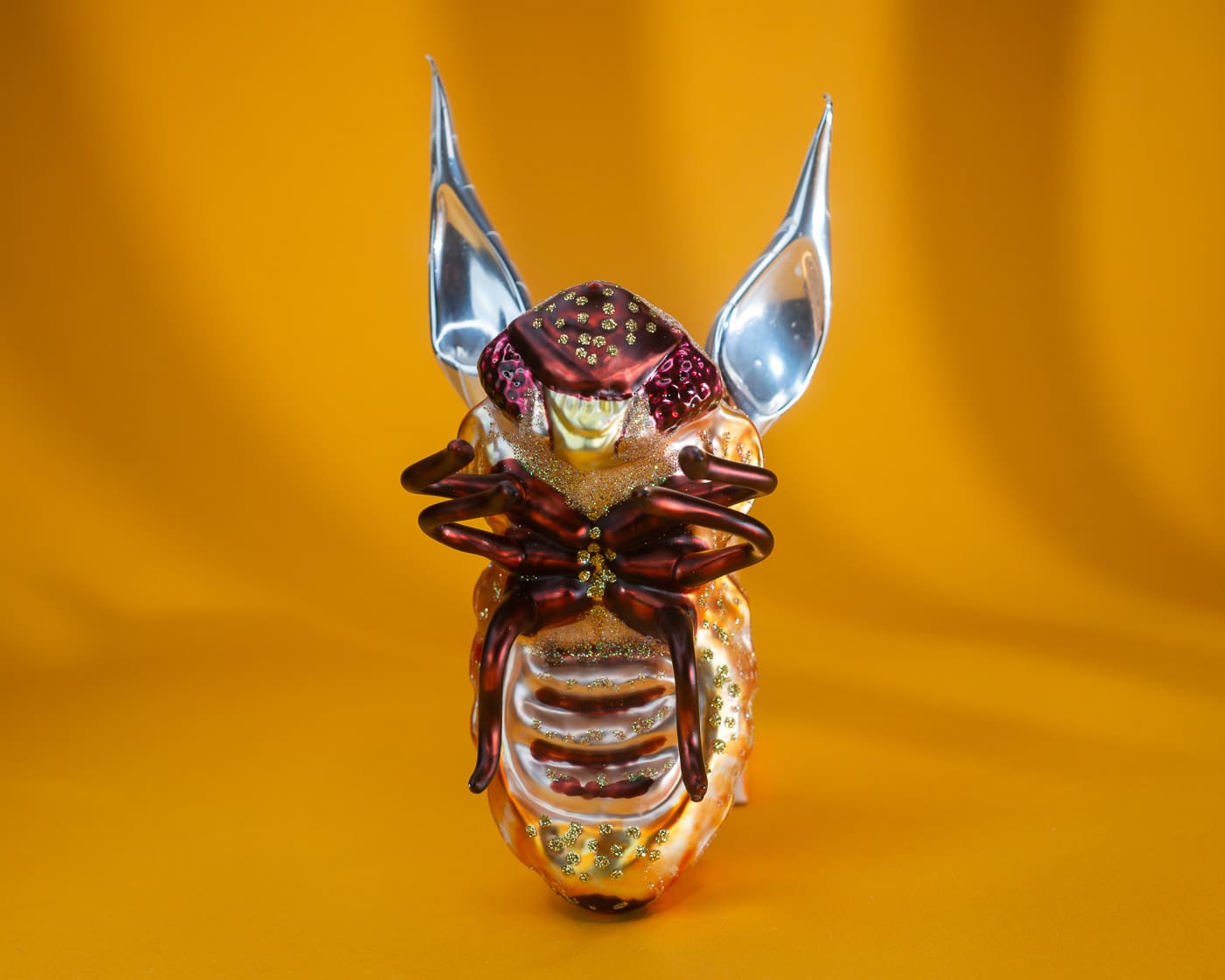 Große Hummel - Christbaumschmuck aus Glas-OF17452-Weihnachtsland-Christbaumschmuck Große Hummel - Christbaumschmuck aus Glas von Weihnachtsland aus der Kategorie Christbaumschmuck mit der Artikelnummer OF17452