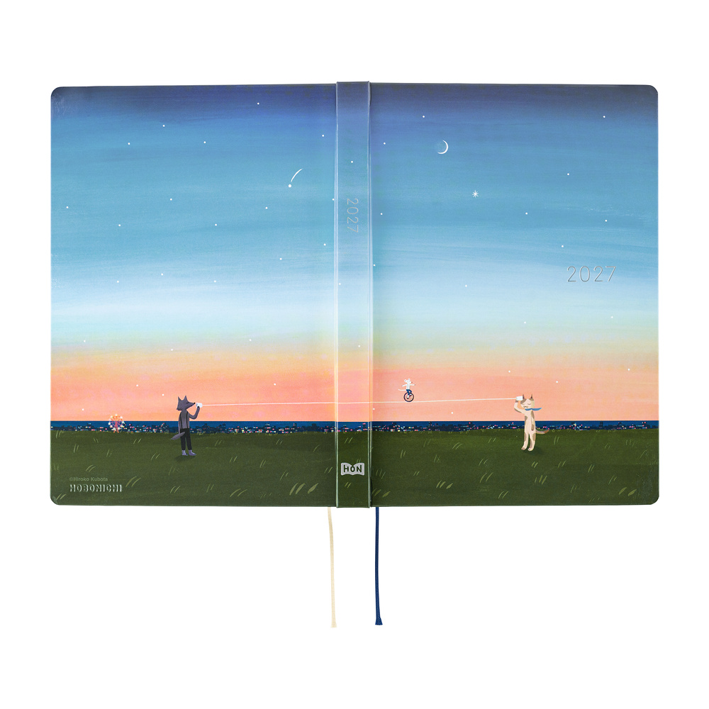 HON A5 2027 englisch – Hiroko Kubota: String Telephone Until the Moon is Full | Hobonichi