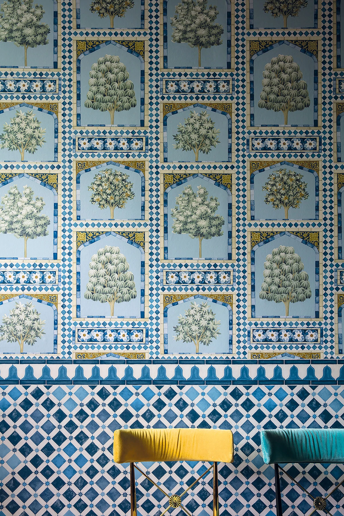 Sultan's Palace Tapete - 113/10030 - Cole&Son - Martyn Lawrence Bullard von Cole&Son aus der Kategorie Martyn Lawrence Bullard mit der Artikelnummer 113-10030