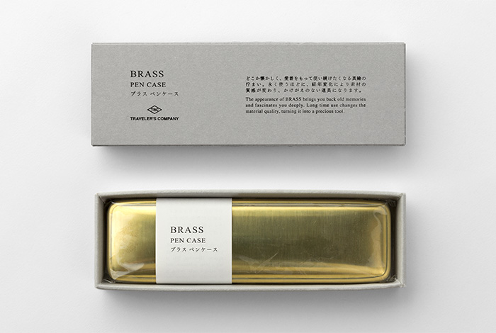 Pencase - Stifteetui aus Messing - Serie BRASS von der TRAVELER'S COMPANY JAPAN von TRAVELER'S COMPANY JAPAN aus der Kategorie Messing - Brass mit der Artikelnummer 41779006