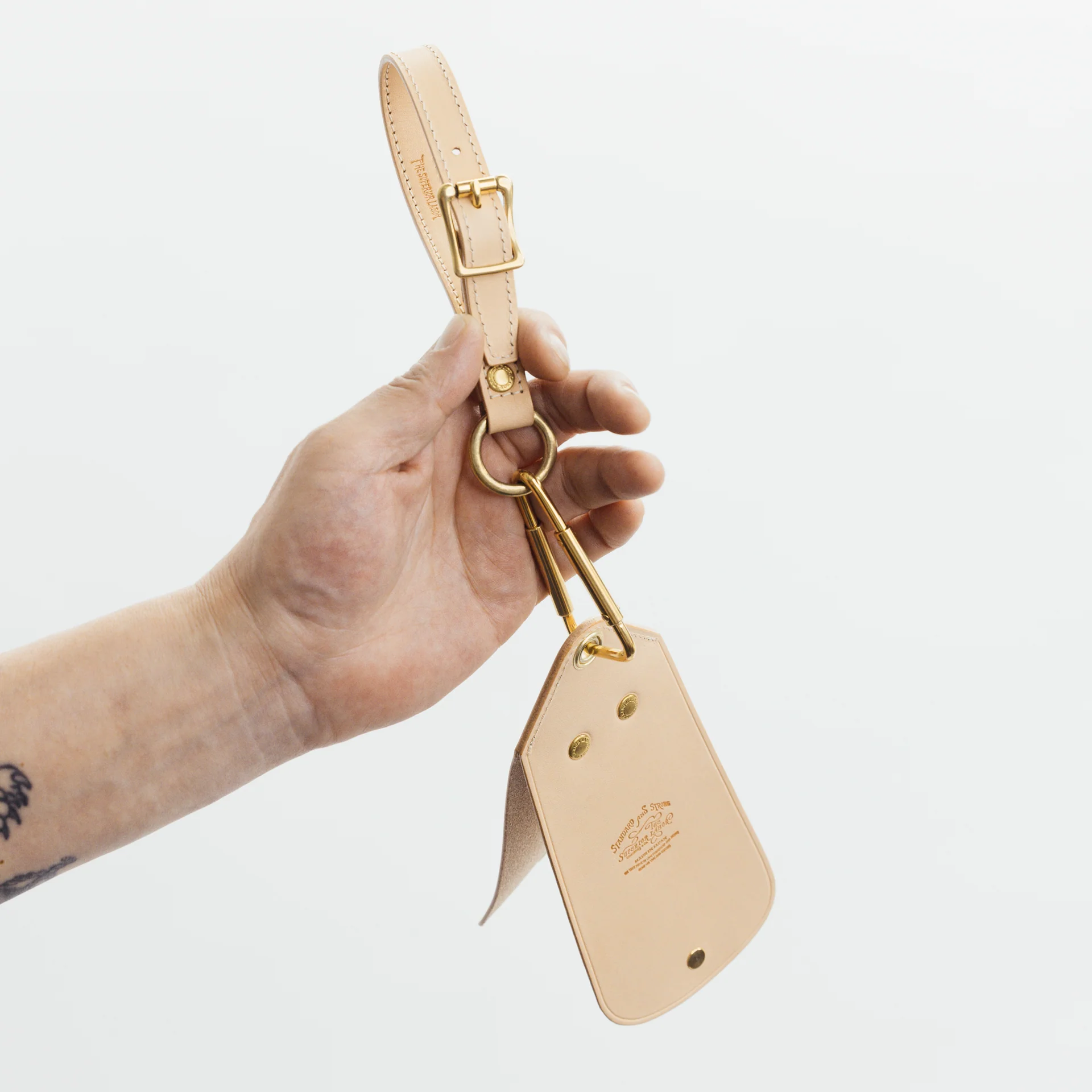 HTS Key - Schlüsselanhänger aus Leder - The Superior Labor