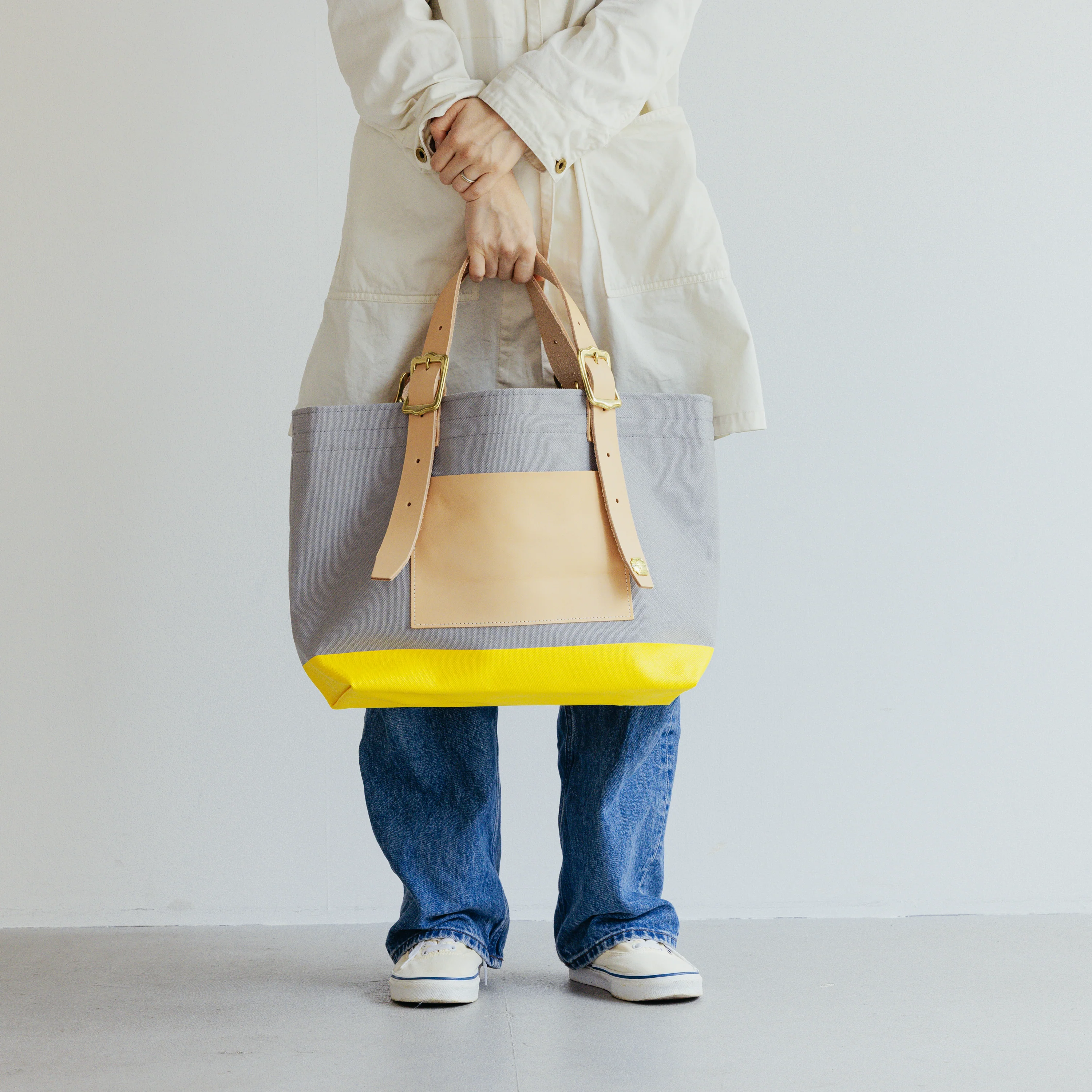 Engineer Tote Bag - S – Limited Edition Grey X Yellow - The Superior Labor