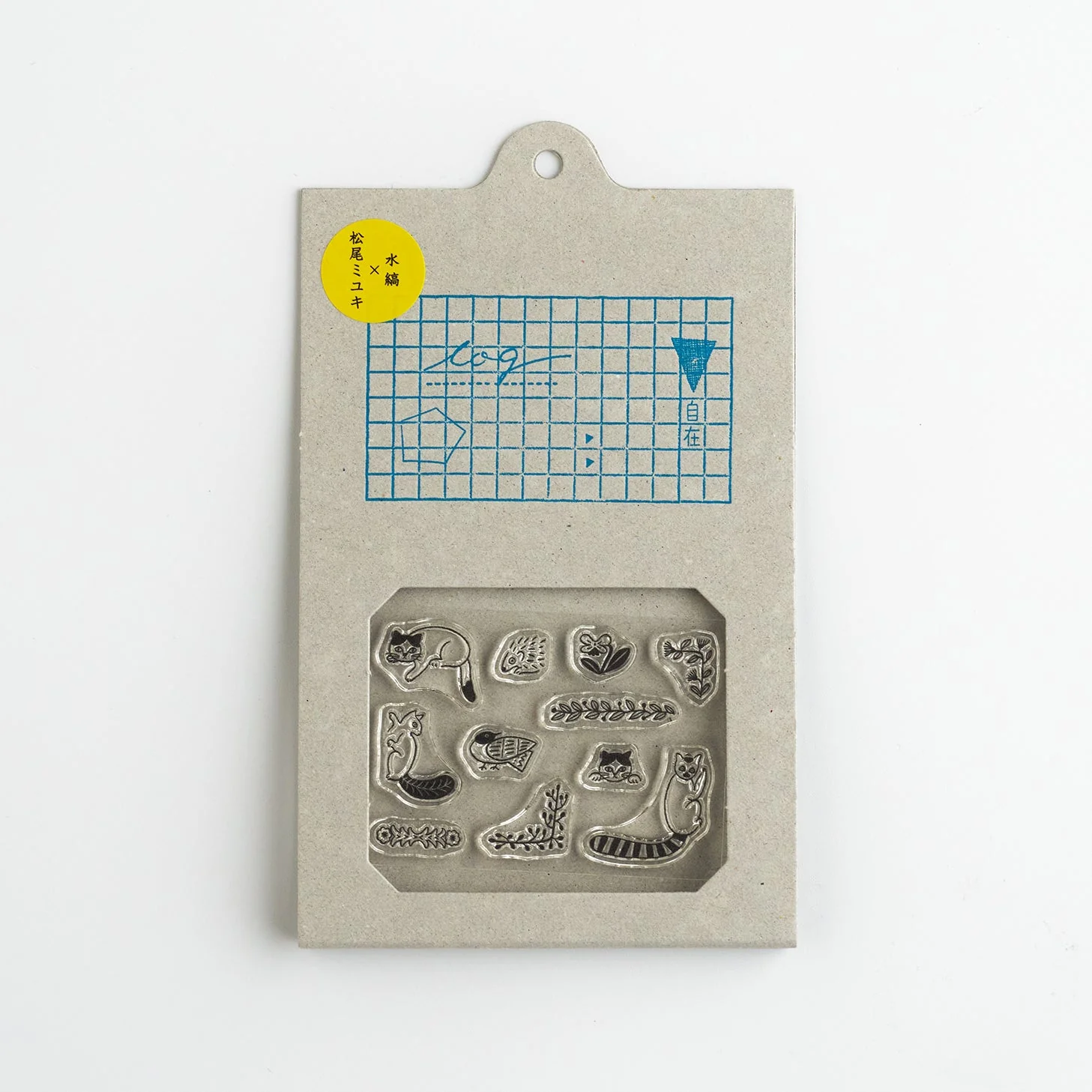 Acrylstempel Set "Log Diary Promotion Squad Small Animals" - Matsuo Miyuki x Mizushima