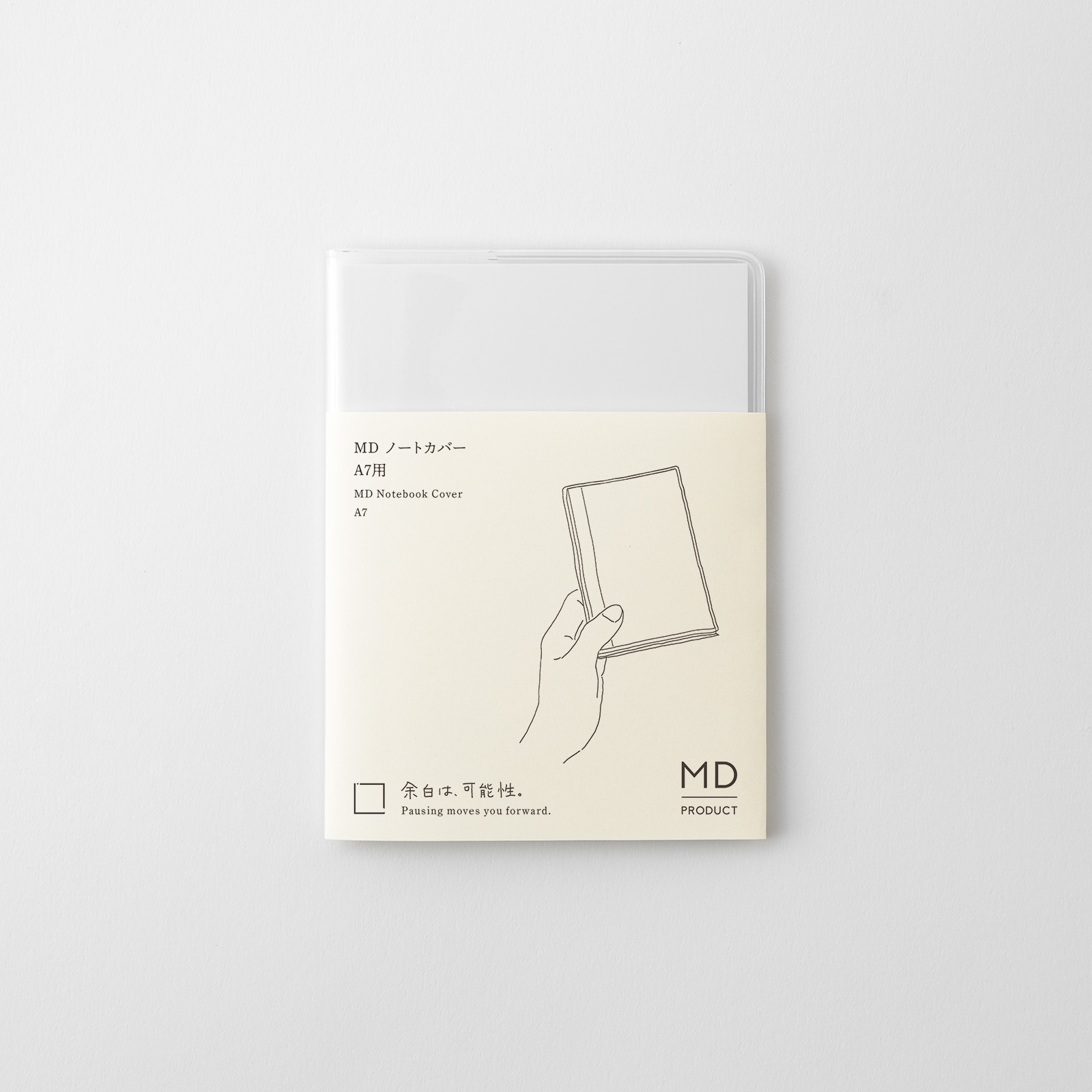 MD Clear Cover A7 - Midori Notizbuch Schutzhülle