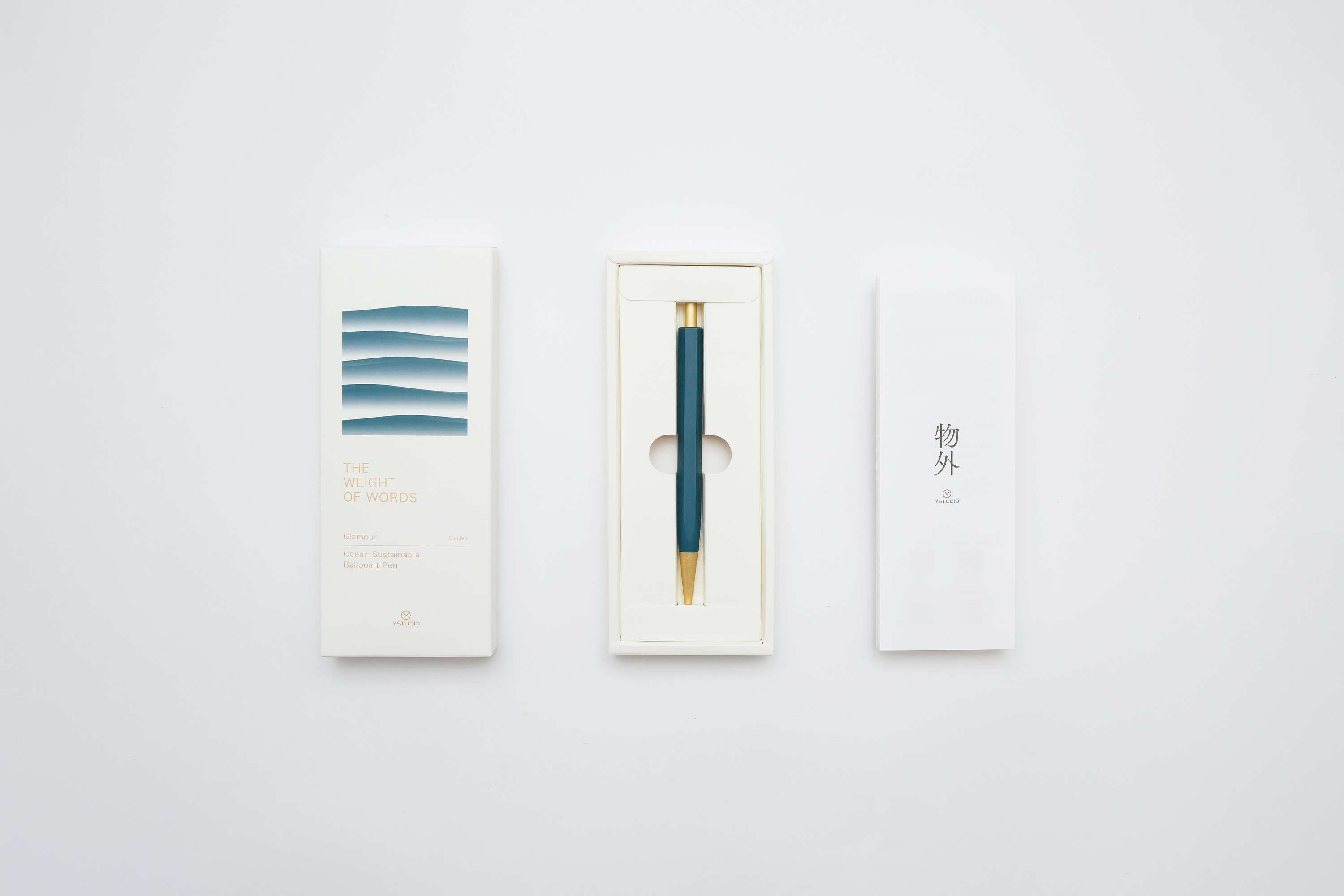 Ocean Sustainable Ballpoint Pen / Kugelschreiber - Sea Indigo Ocean Sustainable Ballpoint Pen / Kugelschreiber - Sea Indigo