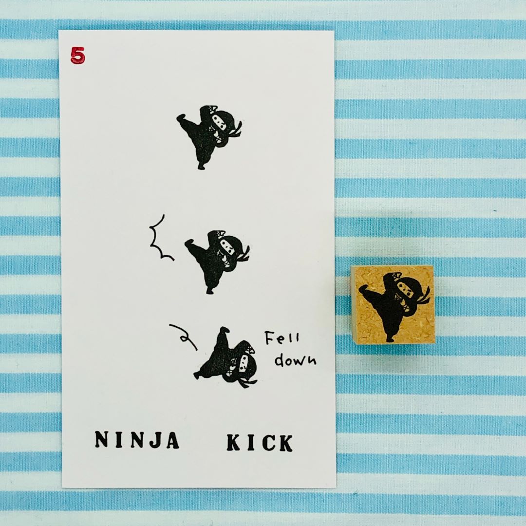 05 - Ninja Kick - Japanischer Stempel 05 - Ninja Kick - Japanischer Stempel
