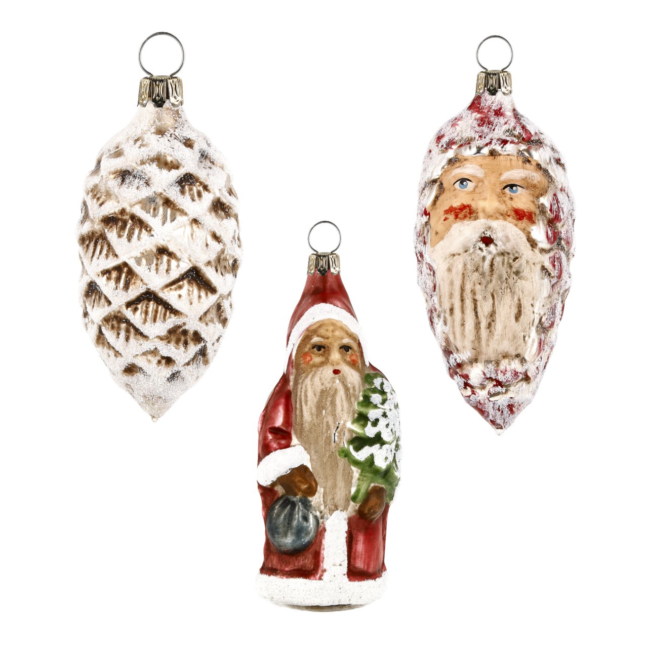 Weihnachtszauber - Christbaumschmuck Set aus Glas