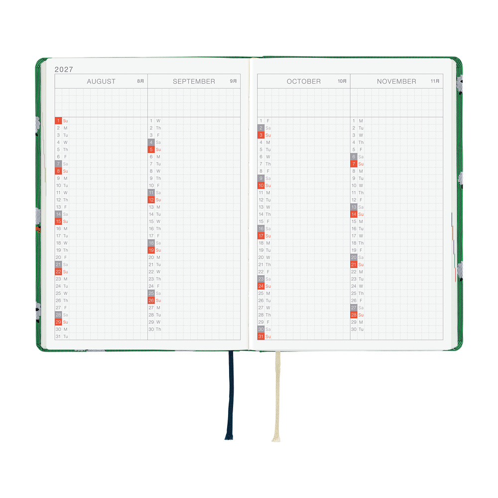HON A6 2027 englisch – Bow & Tie: Sheep Sheep Sheep | Hobonichi