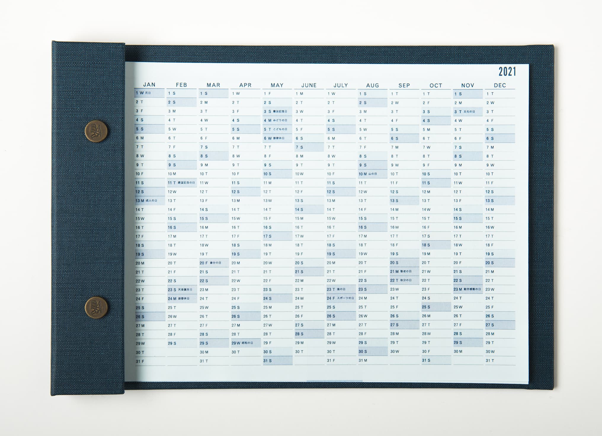 Snap Calendar 2027 - Refill für Snap Pad A5 - Postalco