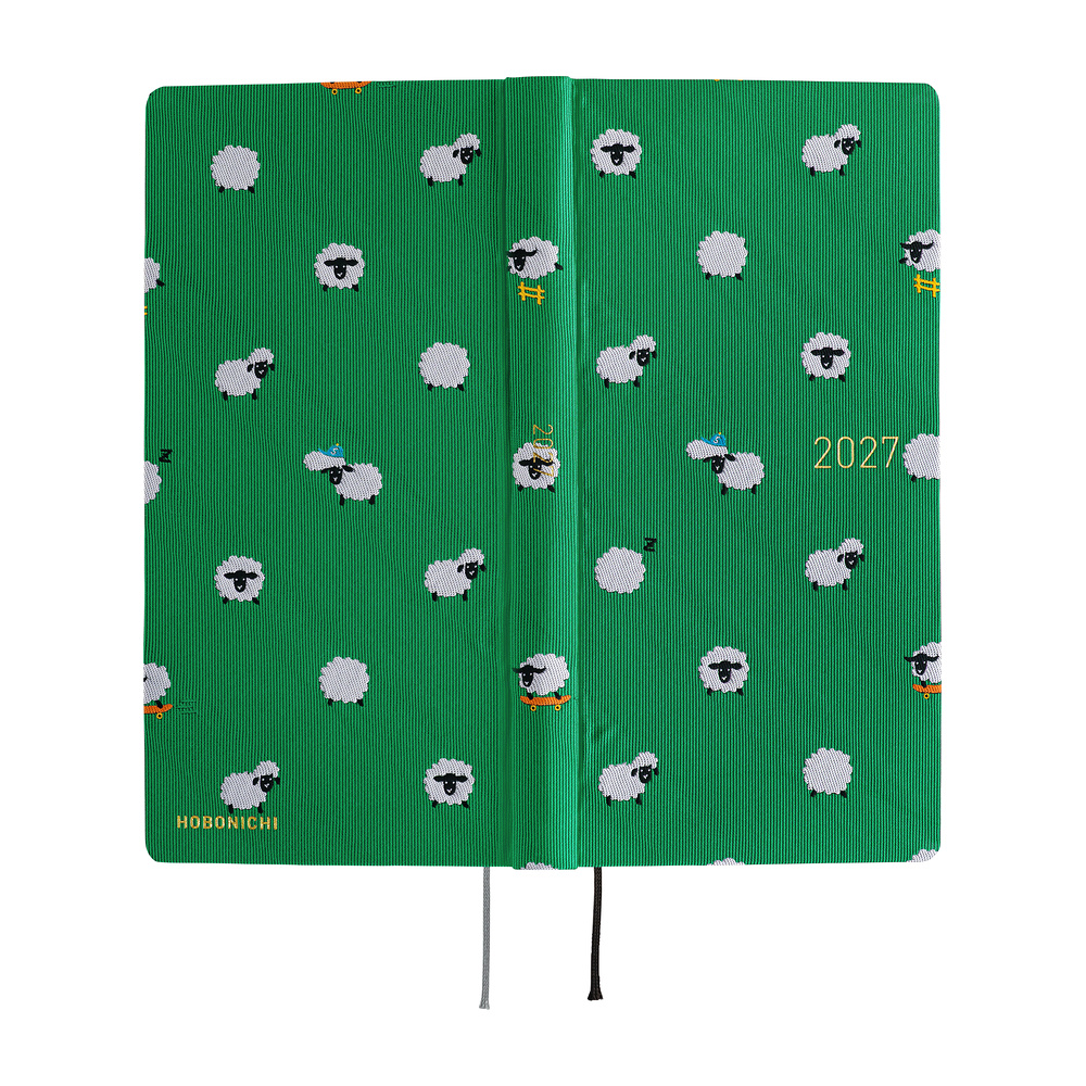 Weeks MEGA 2027 englisch – Bow & Tie: Sheep Sheep Sheep | Hobonichi