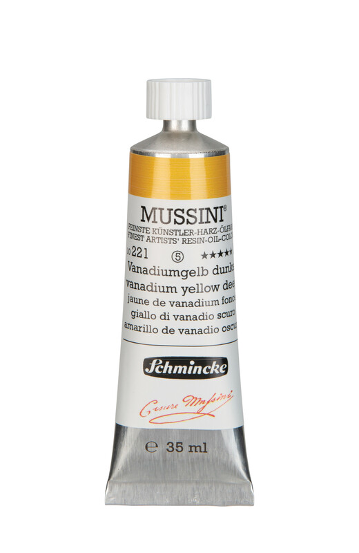 221 - Vanadiumgelb dunkel - 35ml - Mussini Ölfarbe von Schmincke - PG5