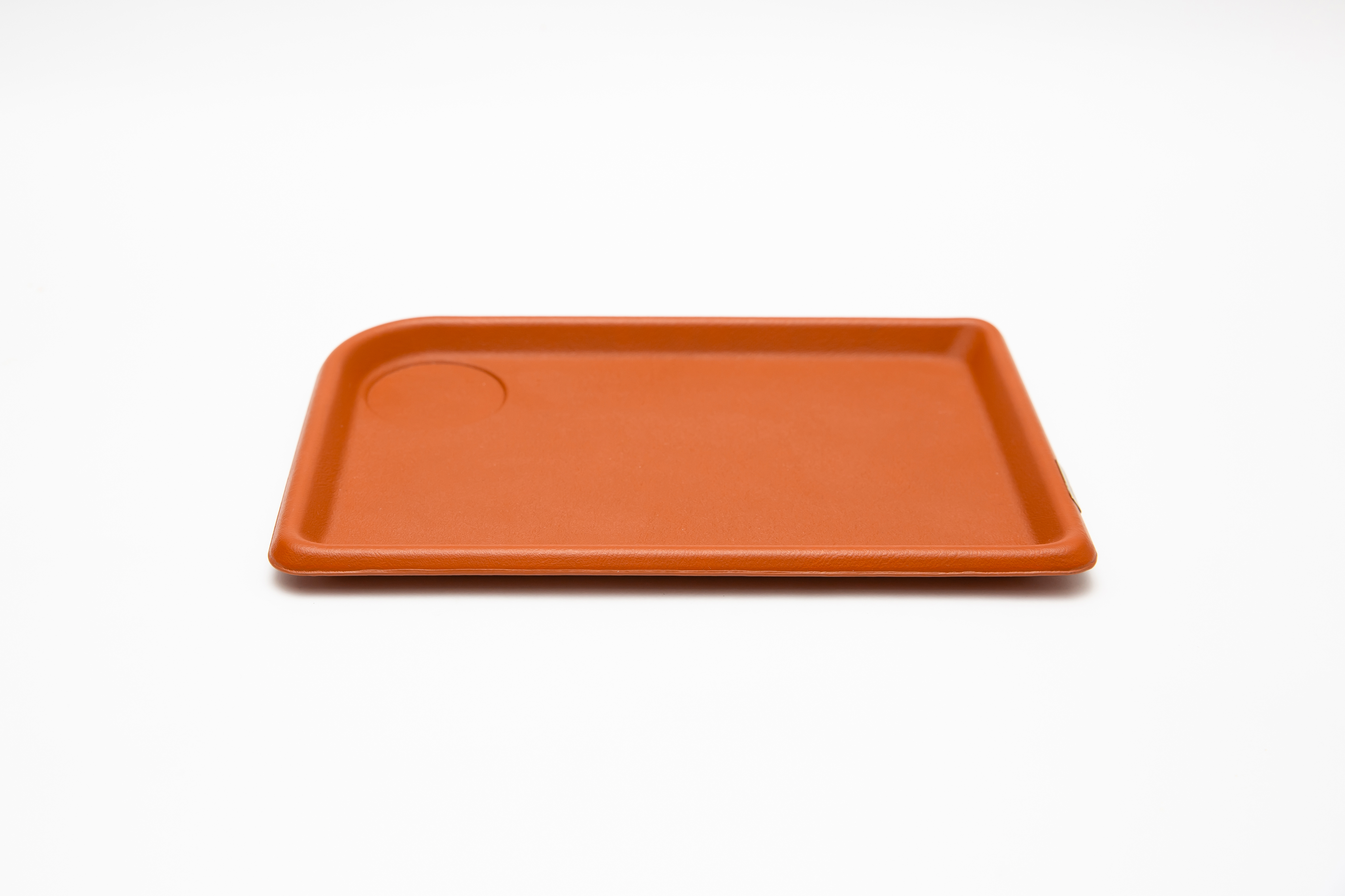Classic Reflect - Eco Leather Tray - Brick Red - L - YSTUDIO
