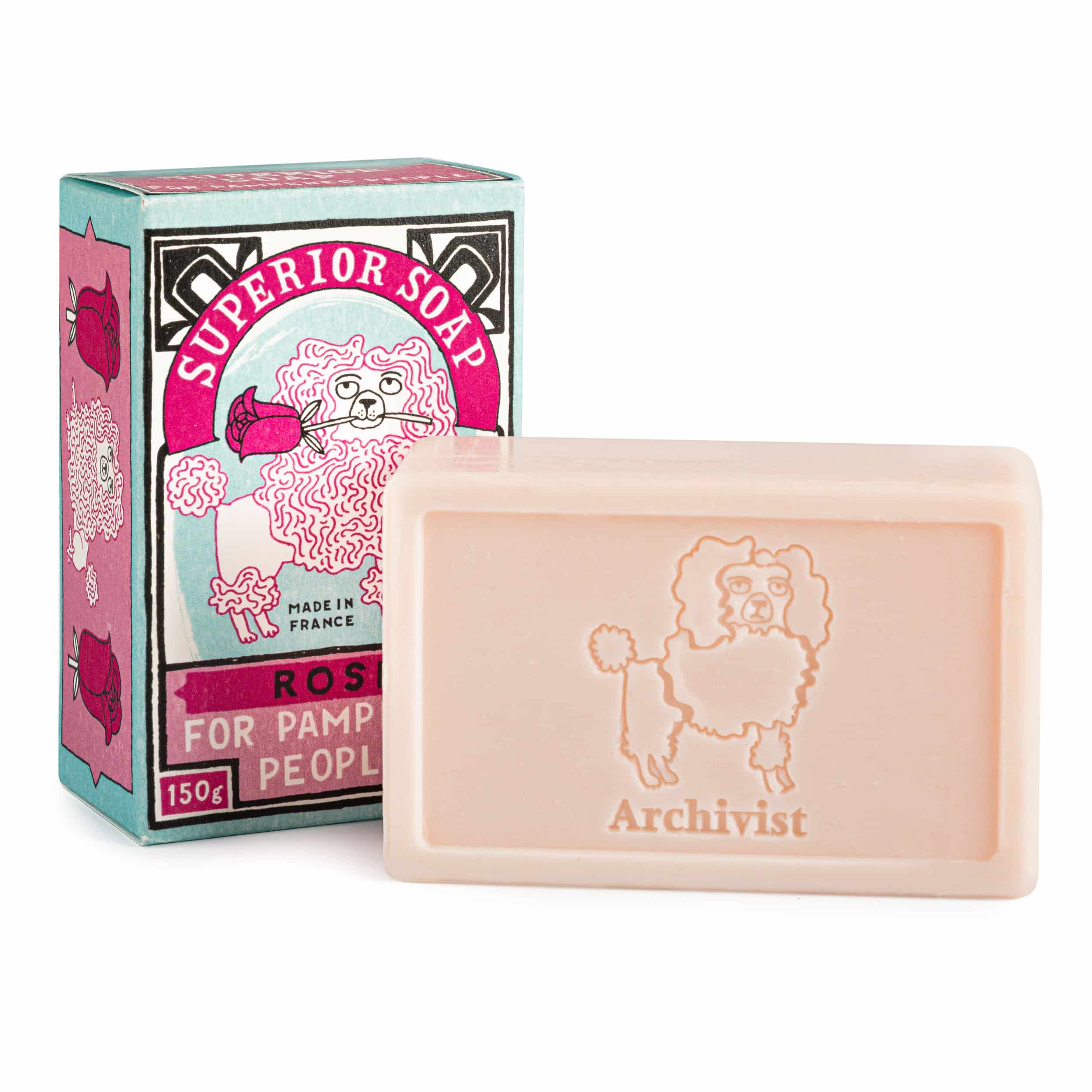 Handseife "Rose" - For Pampered People von Archivist aus der Kategorie Bath & Body mit der Artikelnummer S008