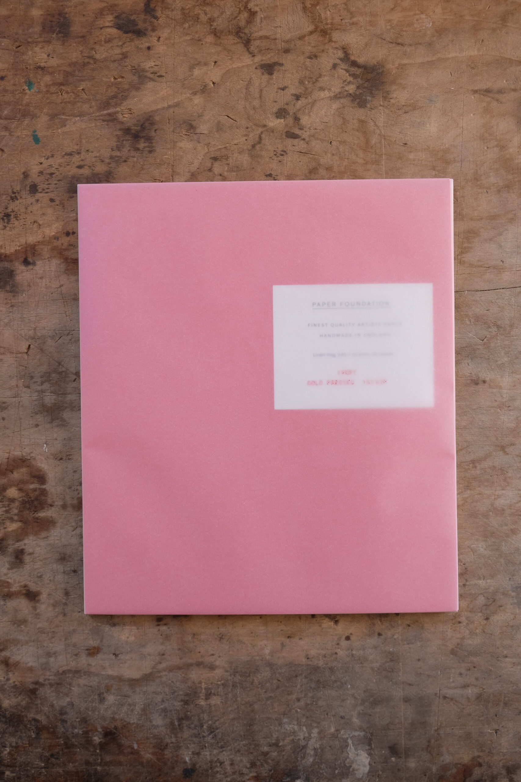 Art Pad M - Zeichenblock - PILLAR BOX RED X IVORY - Paper Foundation