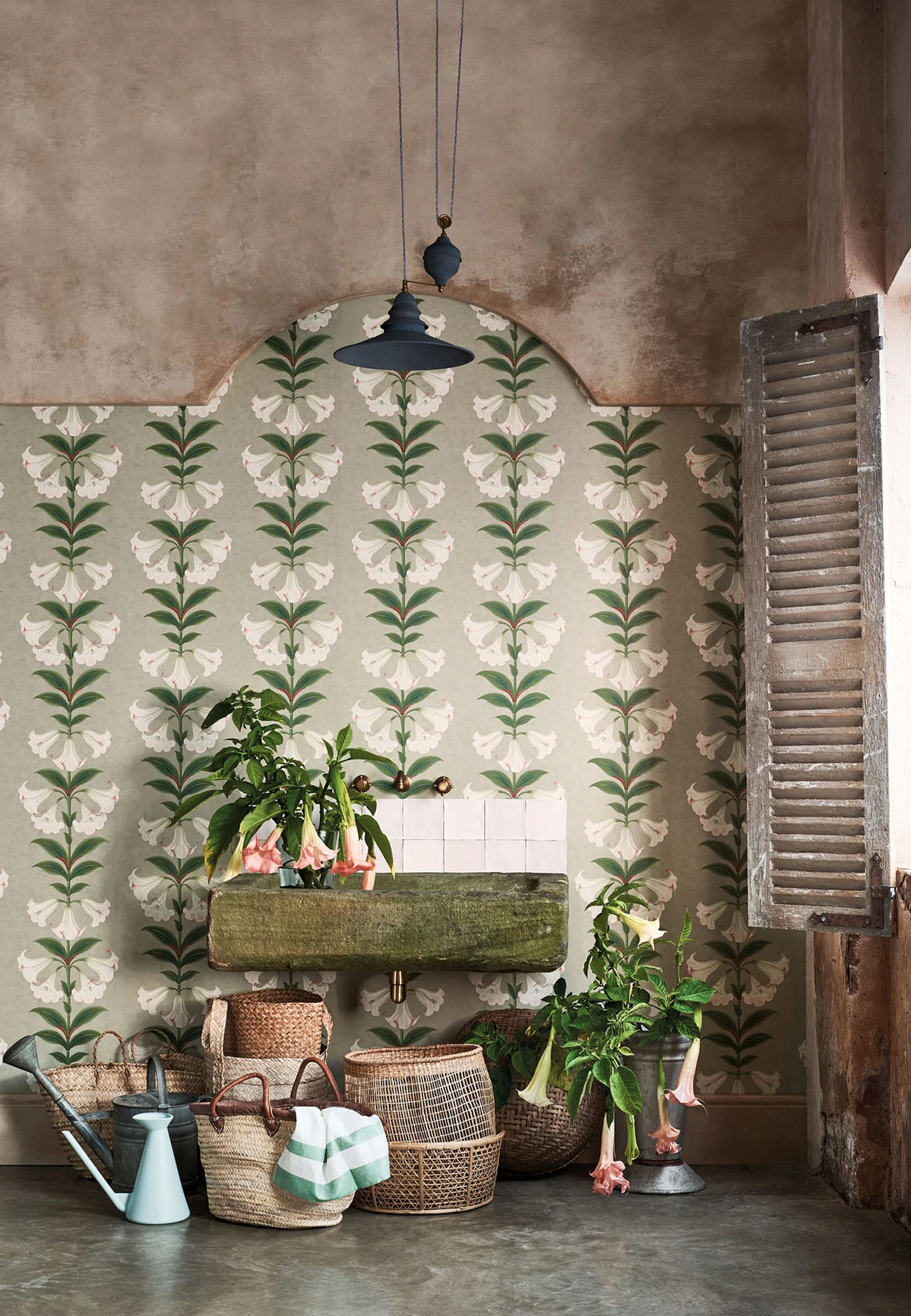 Angel's Trumpet Tapete - 117/3007 - Cole&Son - Seville-117-3007-Cole&Son-Seville Angel's Trumpet Tapete - 117/3007 - Cole&Son - Seville von Cole&Son aus der Kategorie Seville mit der Artikelnummer 117-3007