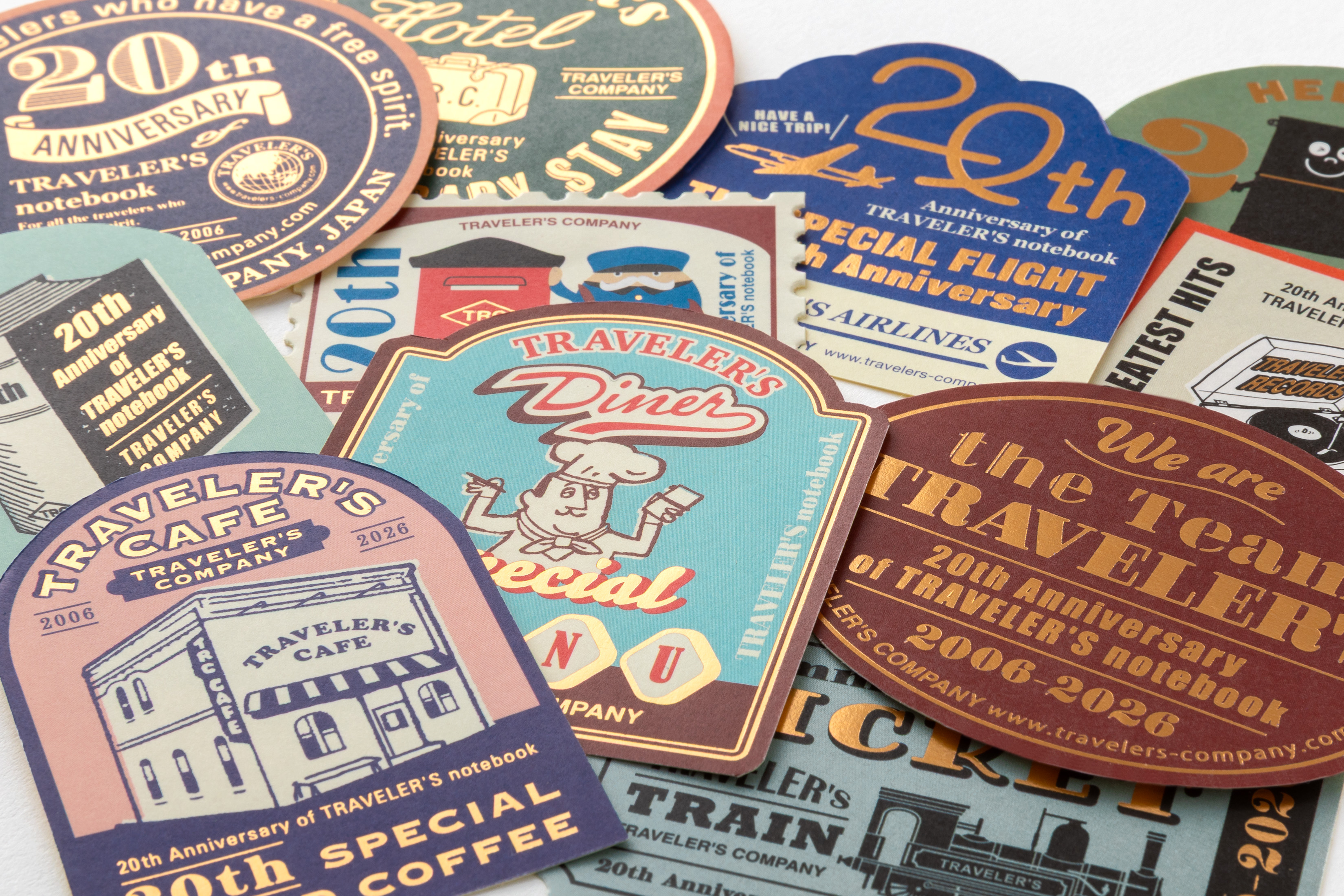 TRAVELER'S notebook 20th Anniversary Customization Set