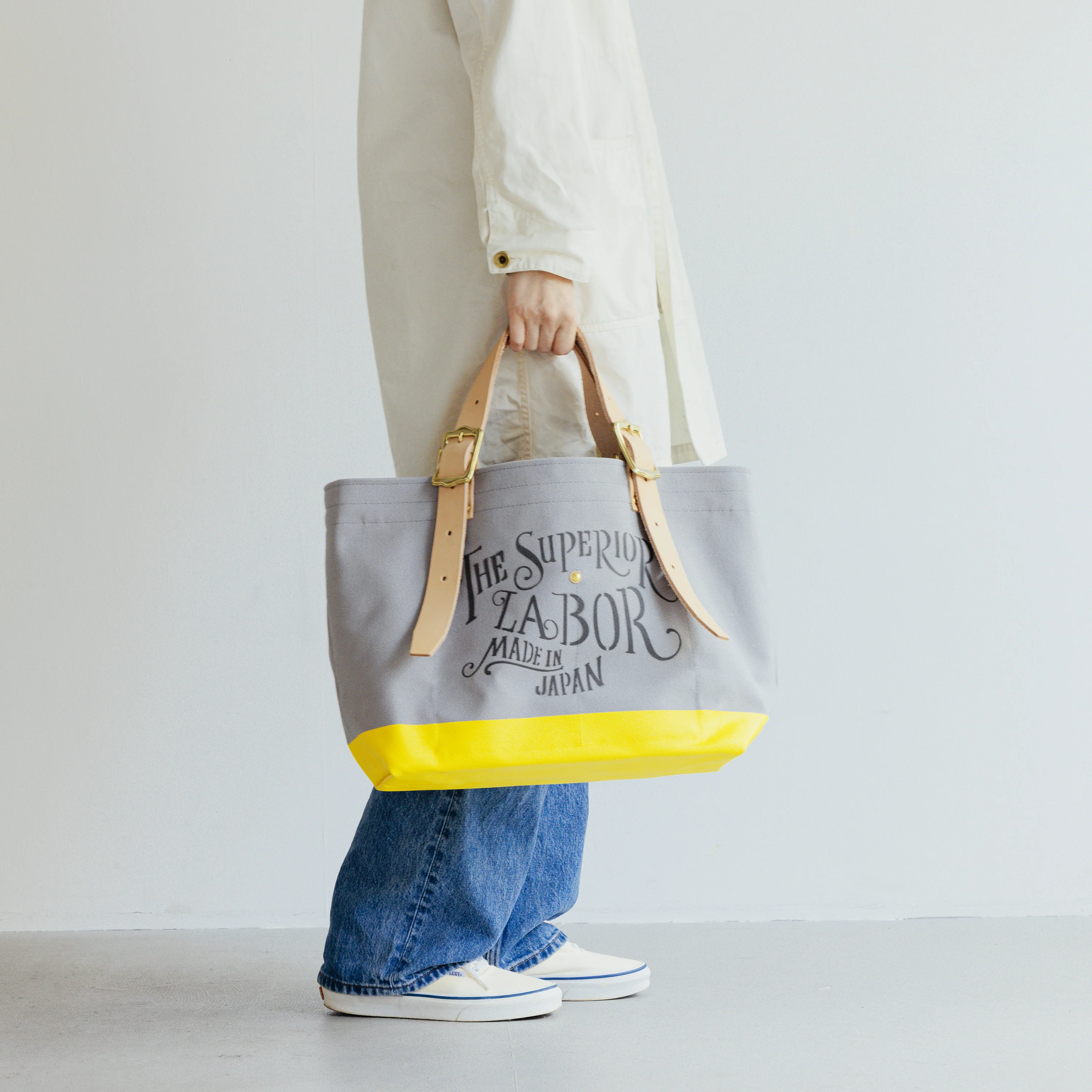 Engineer Tote Bag - S – Limited Edition Grey X Yellow - The Superior Labor