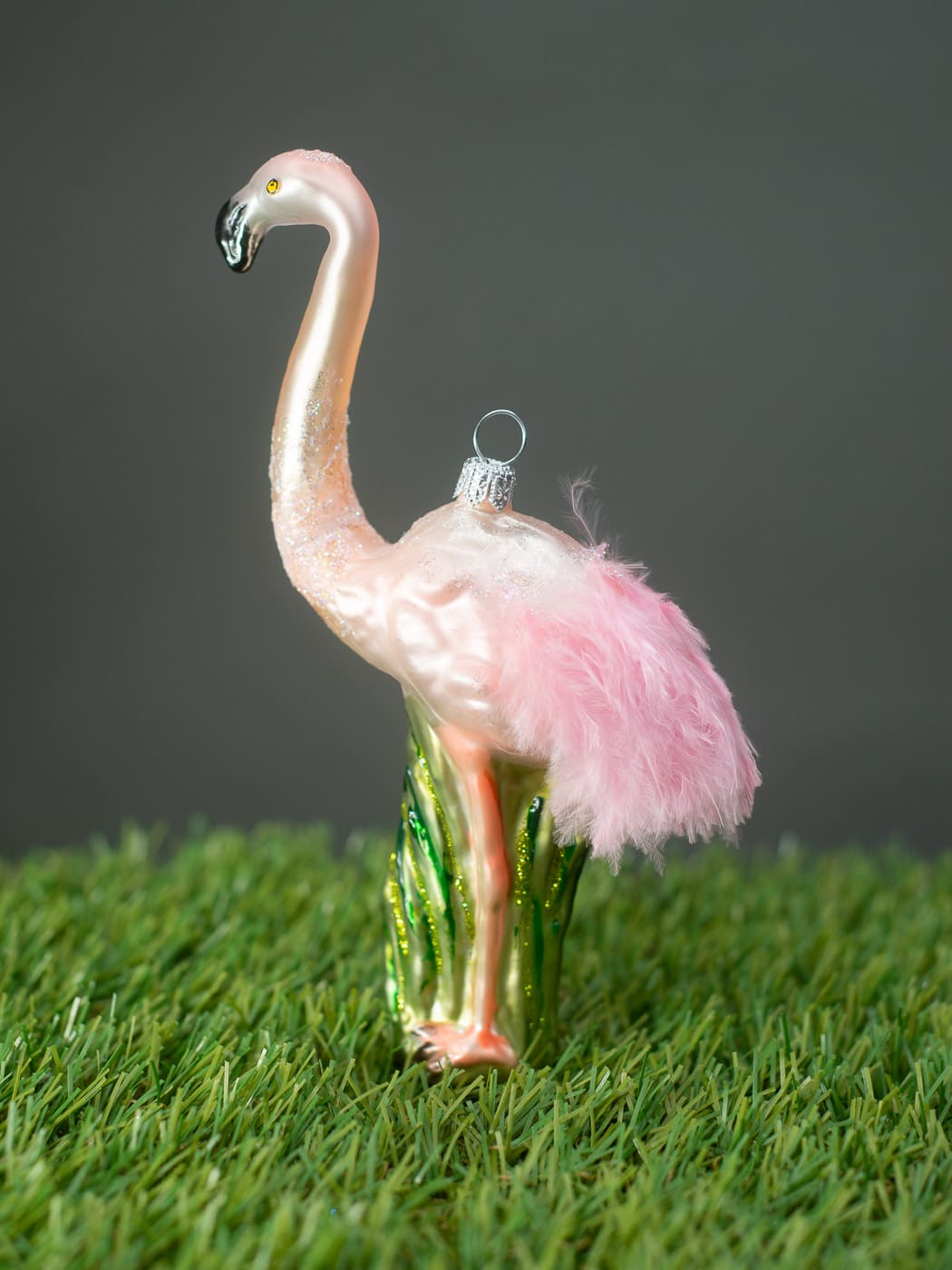 Flamingo - Christbaumschmuck aus Glas