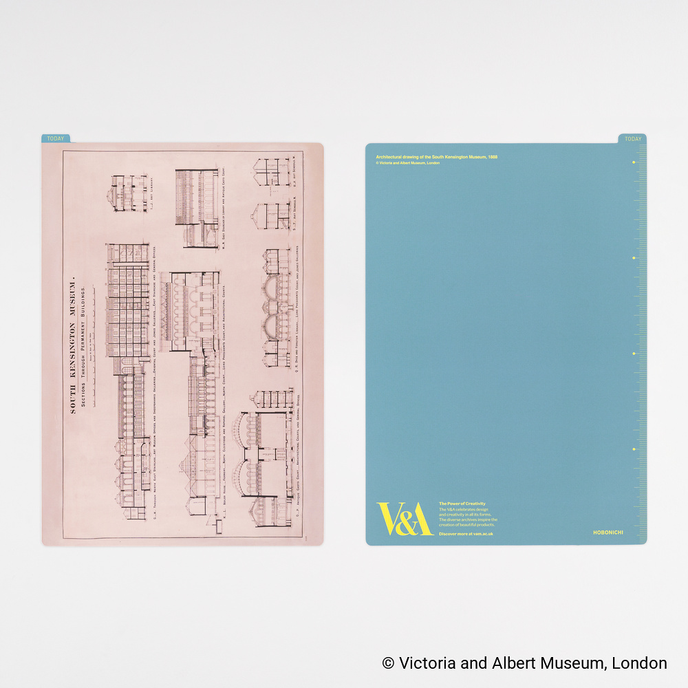 Schreibunterlage A5 – V&A Series: Architectural Drawing | Hobonichi