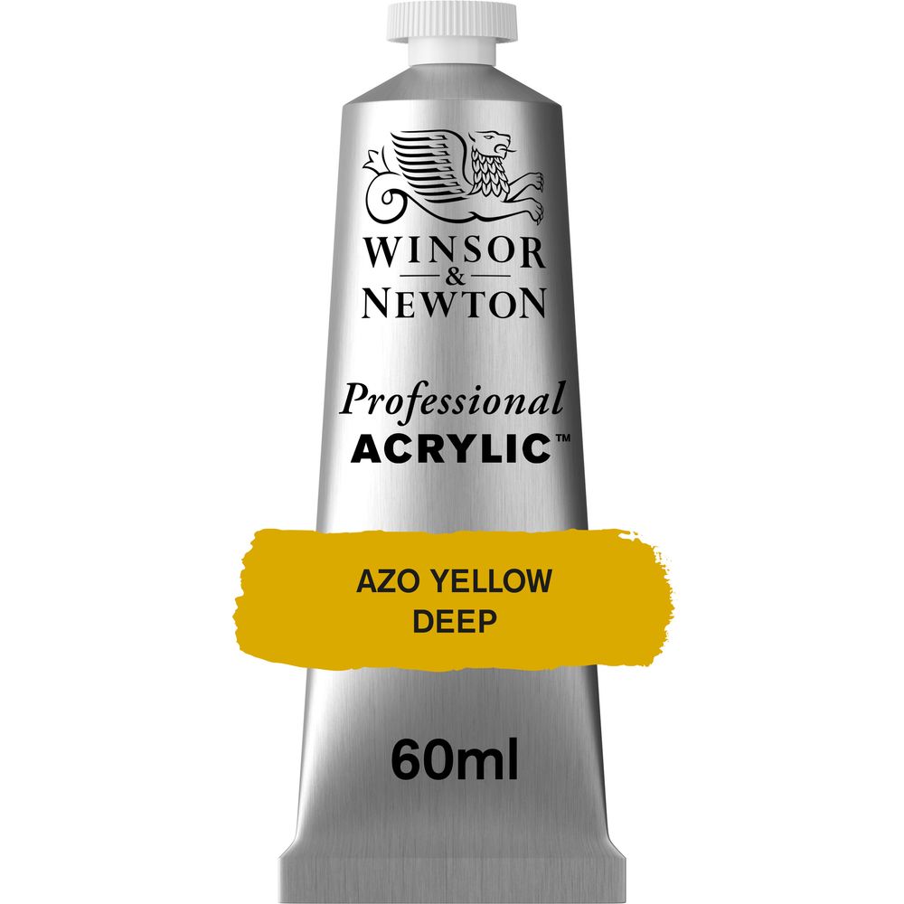 039 - Azo Yellow Deep - 60ml Professional Acrylic von Winsor&Newton - S2