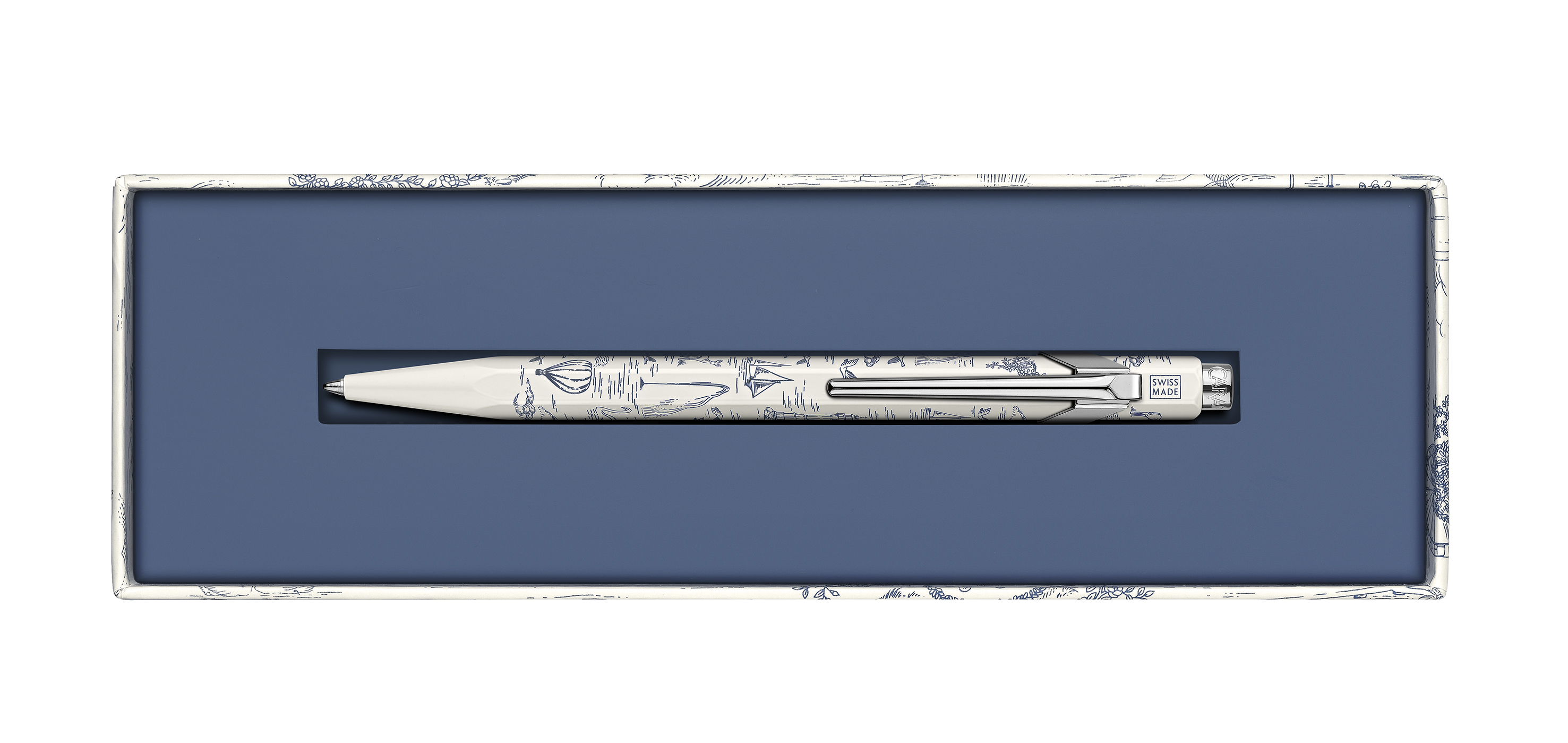 Kugelschreiber 849™ Toile de Jouy Weiß - Sonderedition