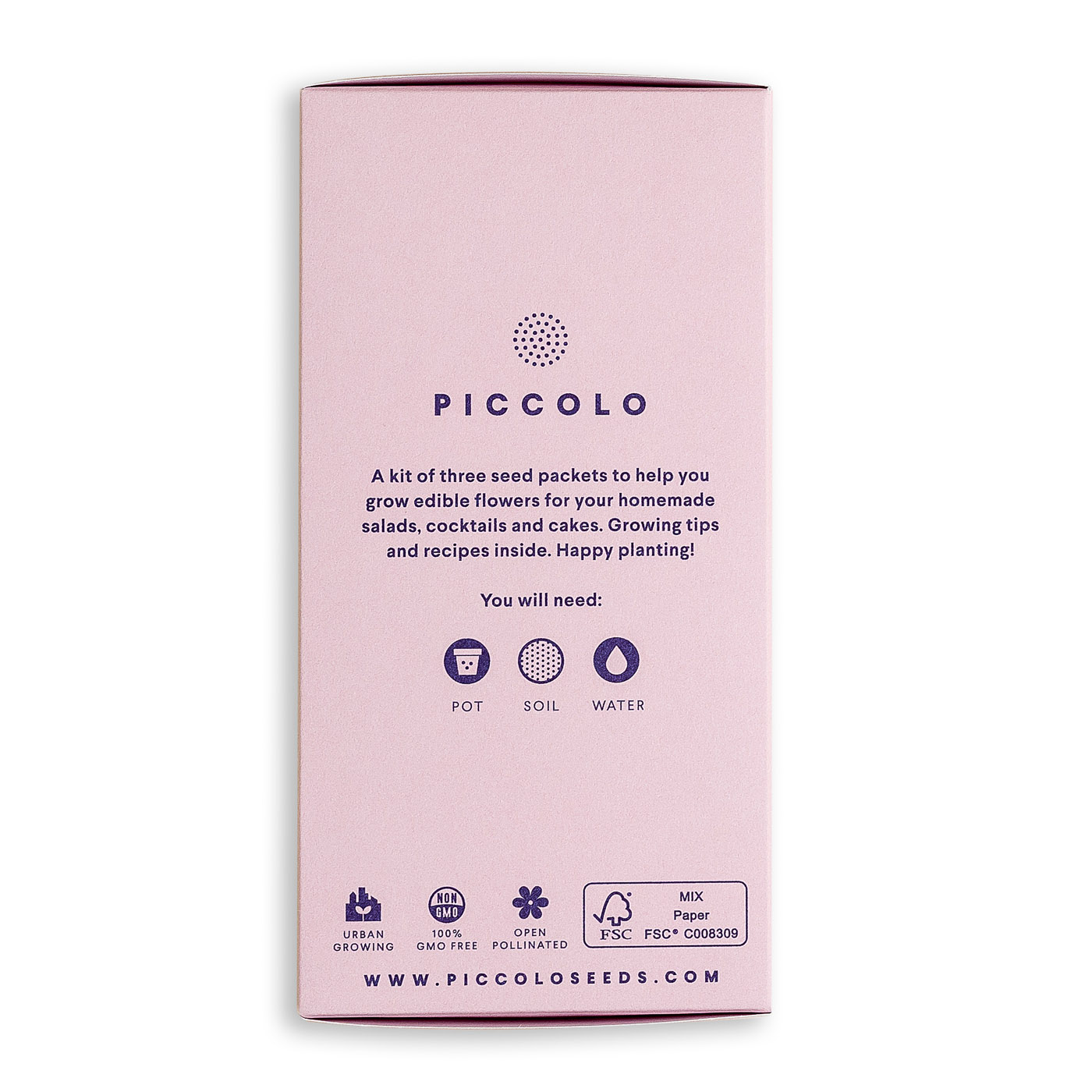 Essbare Blumen - Saatgut Set Piccolo Seeds-PS2002-Piccolo Seeds-Saatgut Urban Gardening Essbare Blumen - Saatgut Set Piccolo Seeds von Piccolo Seeds aus der Kategorie Saatgut Urban Gardening mit der Artikelnummer PS2002