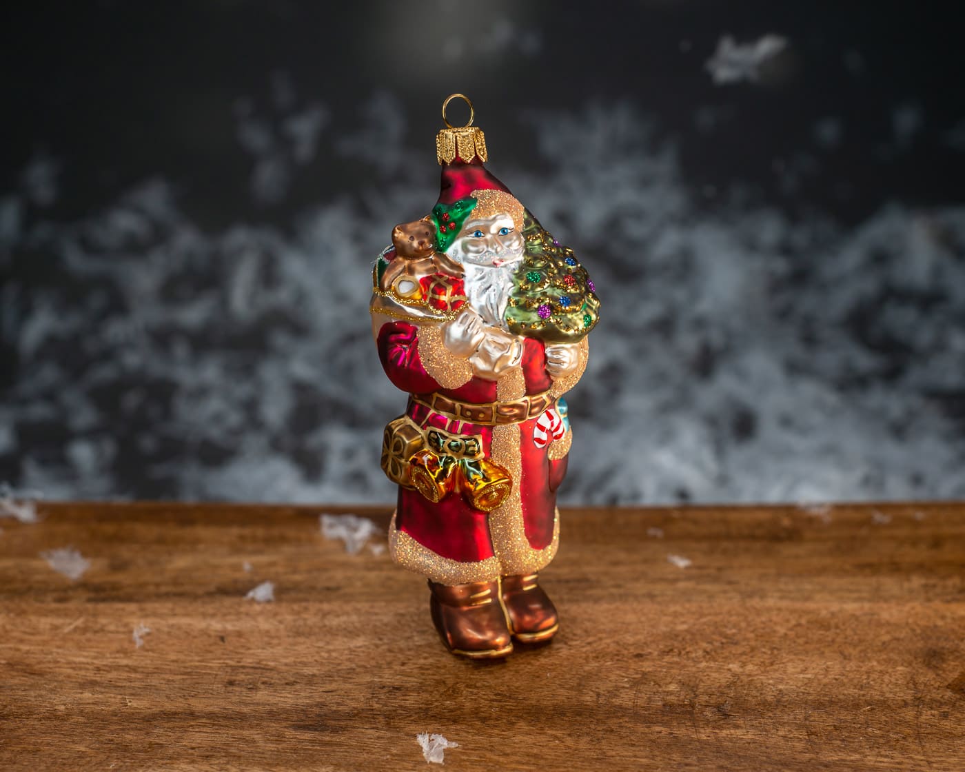 Antiker Santa - Christbaumschmuck aus Glas von Hanco aus der Kategorie Christbaumschmuck mit der Artikelnummer 1215.01