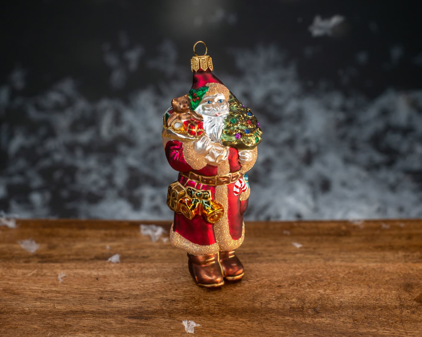 Antiker Santa - Christbaumschmuck aus Glas-1215.01-Hanco-Christbaumschmuck Antiker Santa - Christbaumschmuck aus Glas von Hanco aus der Kategorie Christbaumschmuck mit der Artikelnummer 1215.01