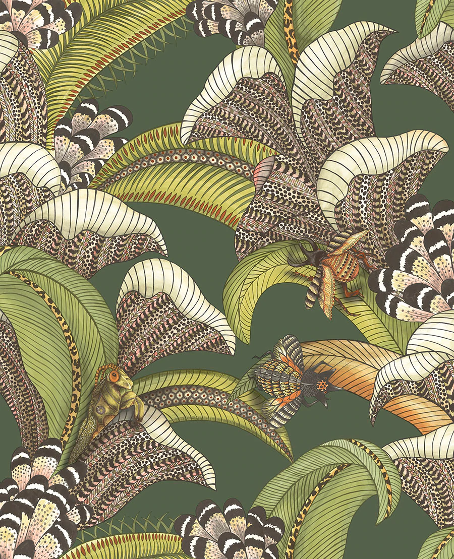 Hoopoe Leaves Tapete - 119/1003 - Cole&Son - Ardmore - Jabula von Cole&Son aus der Kategorie Ardmore Jabula mit der Artikelnummer 119-1003