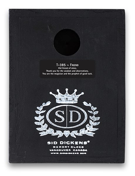 T385 - Friend - Memory Block Sid Dickens