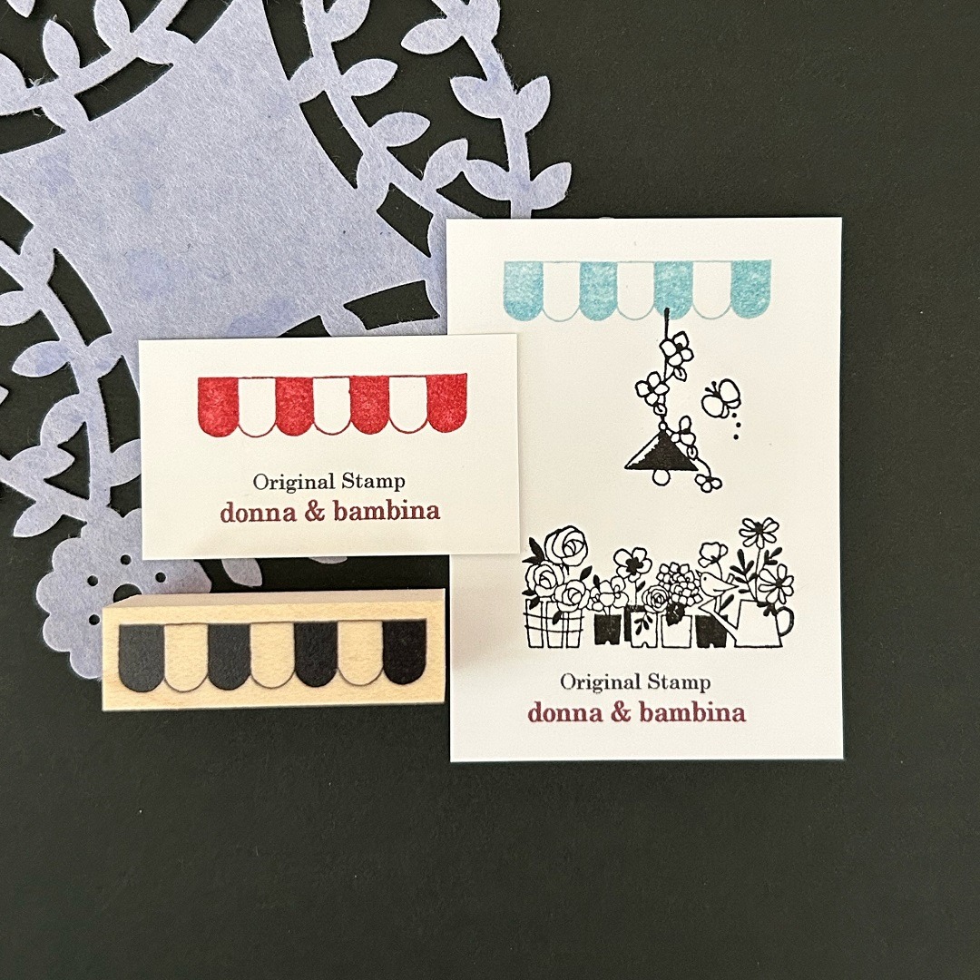 "Awning" - donna&bambina - Japanischer Stempel
