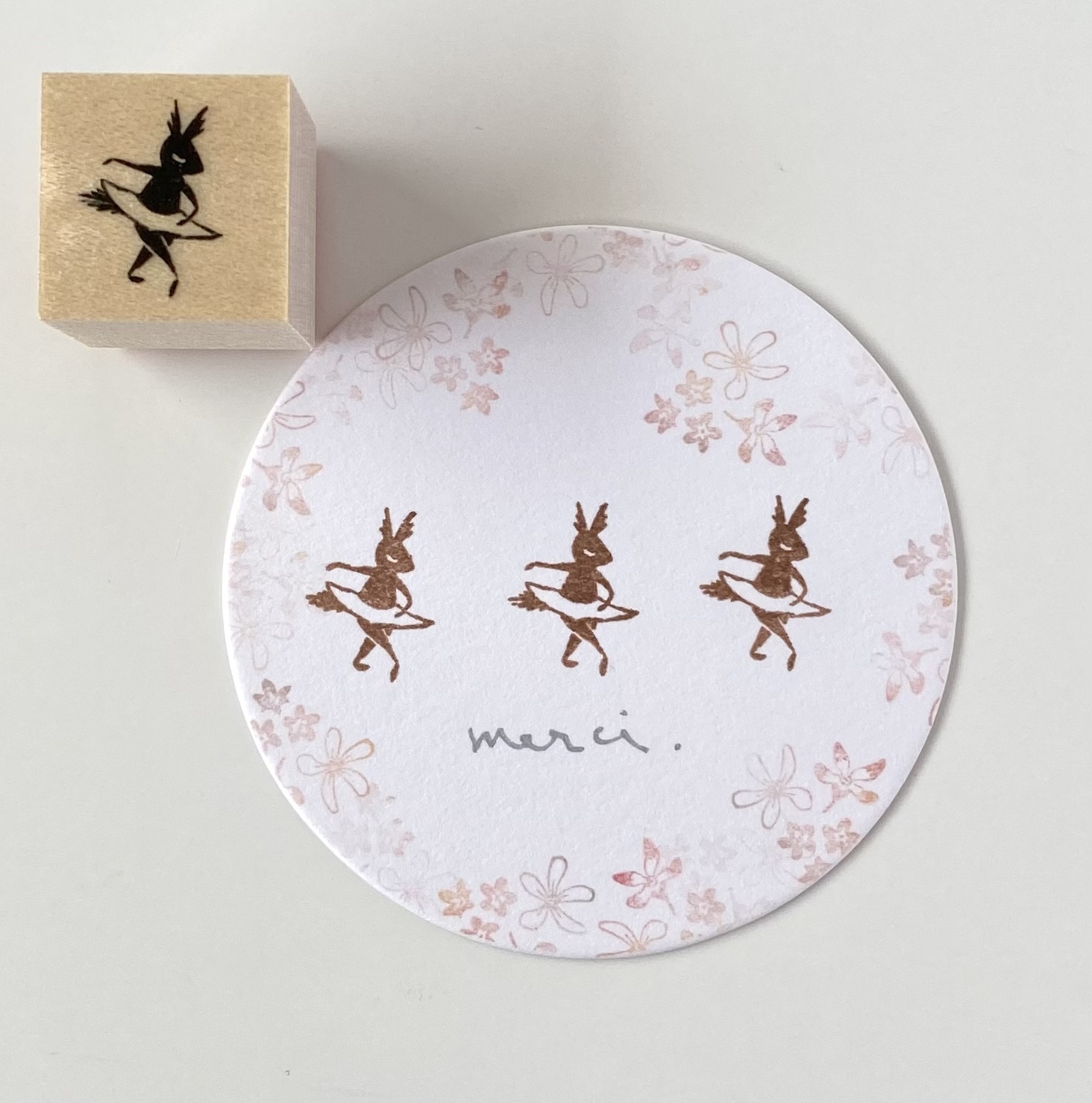 Ballerina Eichhörnchen - Japanischer Stempel