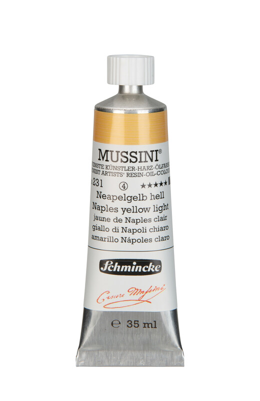 231 - Neapelgelb hell - 35ml - Mussini Ölfarbe von Schmincke - PG4