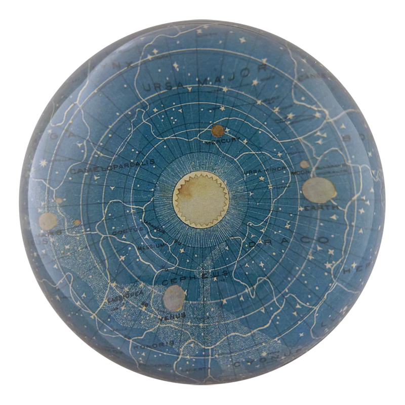 Blue Universe - Briefbeschwerer - Dome Paperweight von John Derian