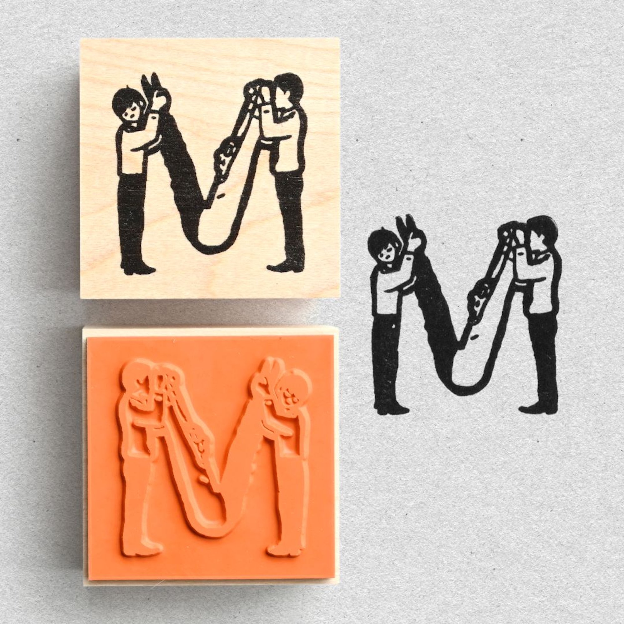 "M" - Alphabet - Japanischer Stempel-Buchstabe-ON-13-M-YAMADA-Stempel von Natsuko Oshima "M" - Alphabet - Japanischer Stempel-Buchstabe von YAMADA aus der Kategorie Stempel von Natsuko Oshima mit der Artikelnummer ON-13-M