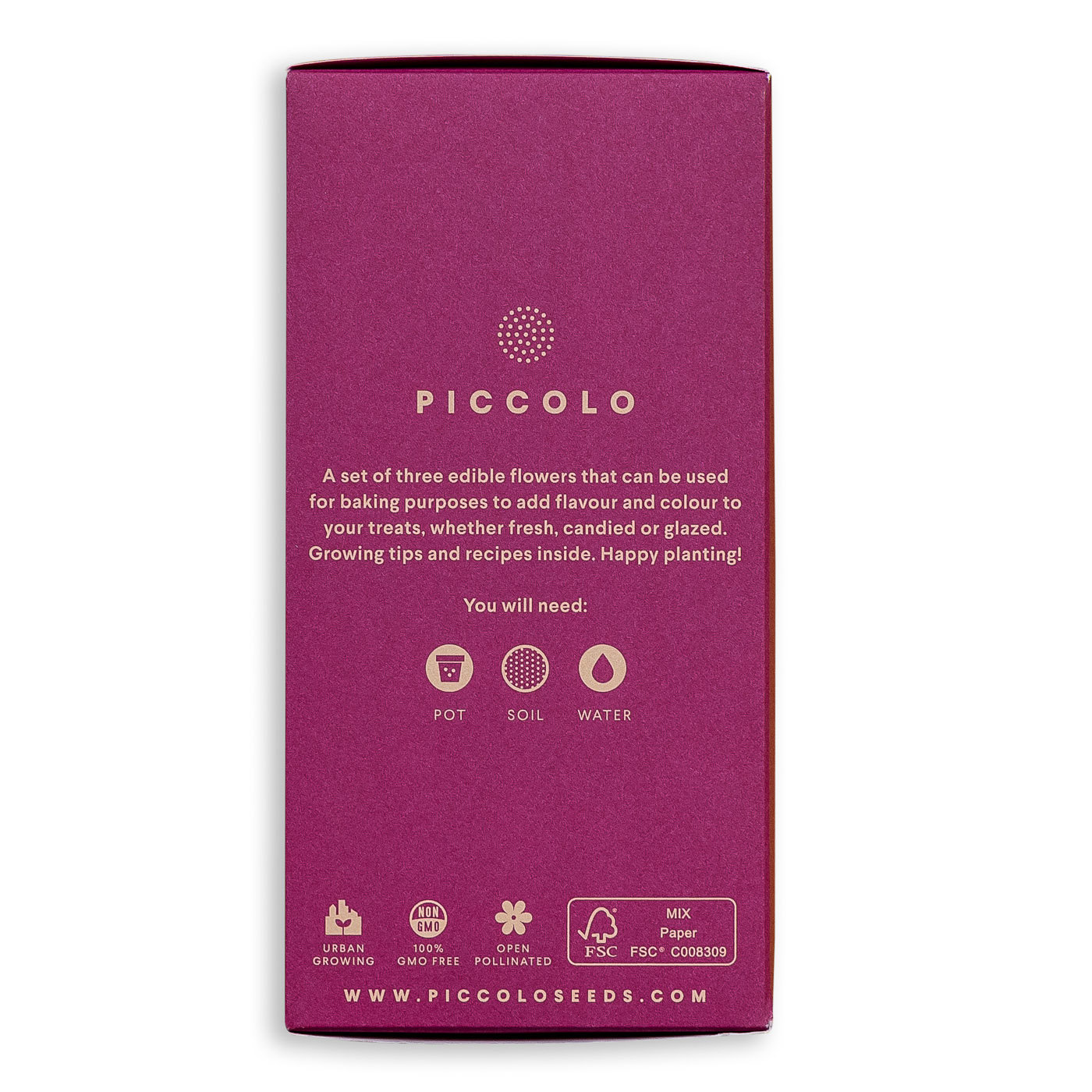 Backen mit Blumen - Saatgut Set Piccolo Seeds-PS2013-Piccolo Seeds-Saatgut Urban Gardening Backen mit Blumen - Saatgut Set Piccolo Seeds von Piccolo Seeds aus der Kategorie Saatgut Urban Gardening mit der Artikelnummer PS2013