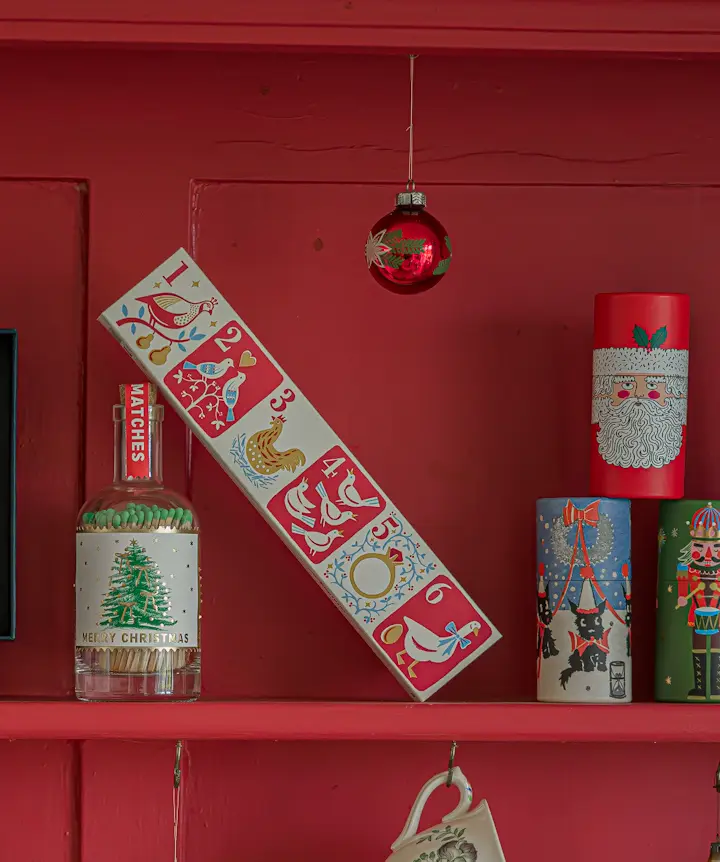 Streichhölzer lang "Twelve Days of Christmas" - Kaminstreichhölzer von Archivist aus England