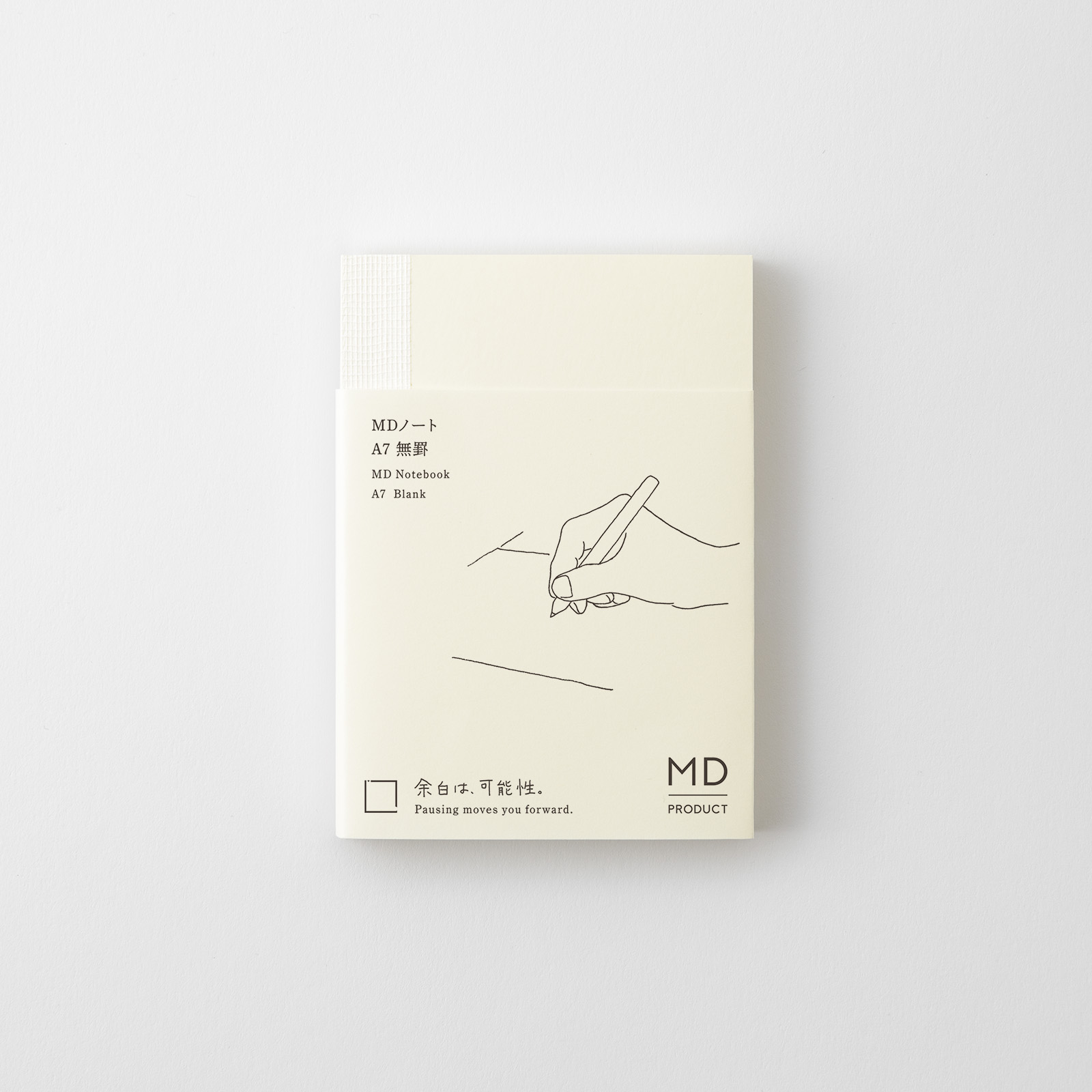 MD Notebook - A7 - blanko / blank - Midori Notizbuch