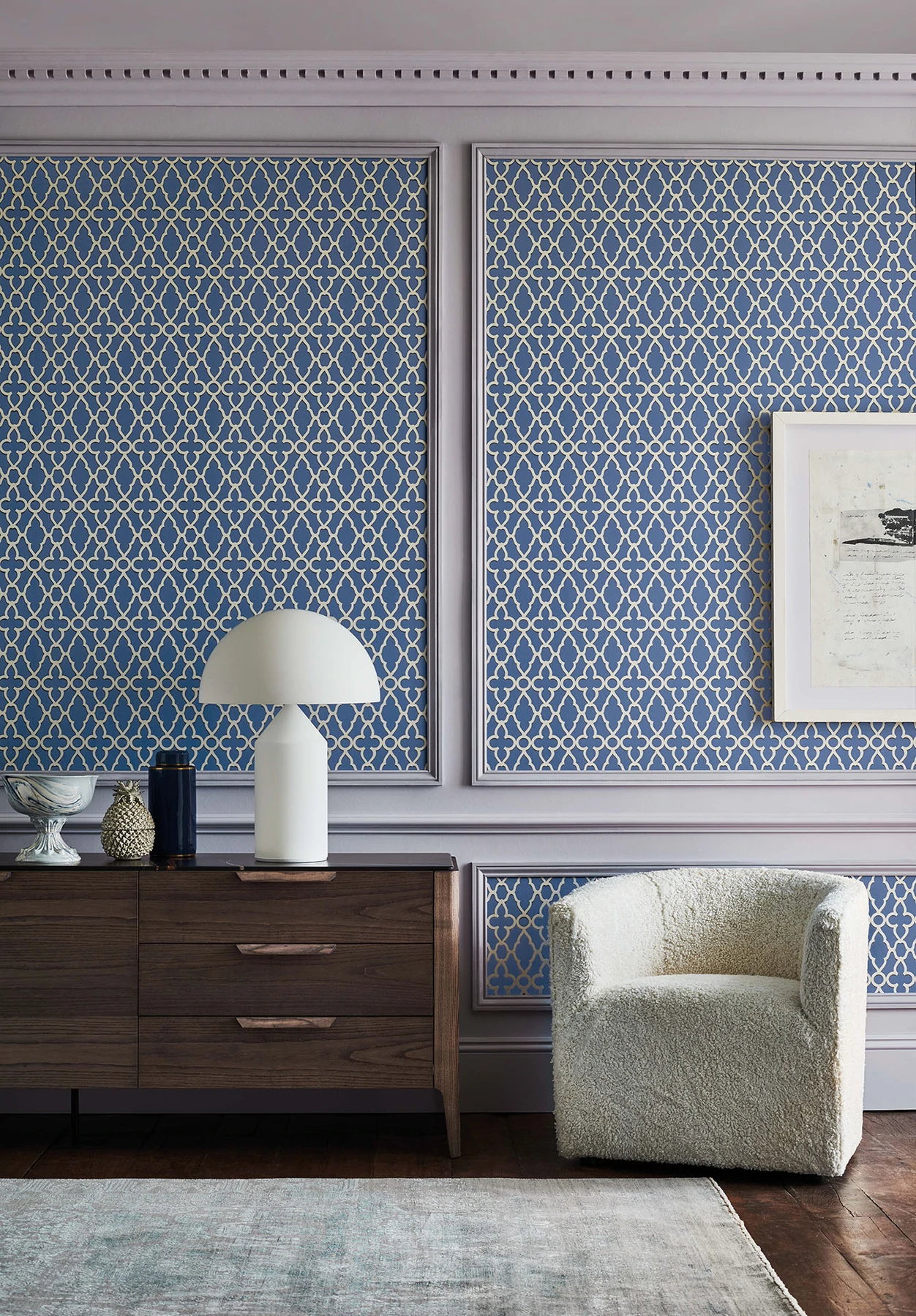 Treillage Tapete - 116/6022 - Cole&Son - The Pearwood Collection von Cole&Son aus der Kategorie The Pearwood Collection mit der Artikelnummer 116-6022